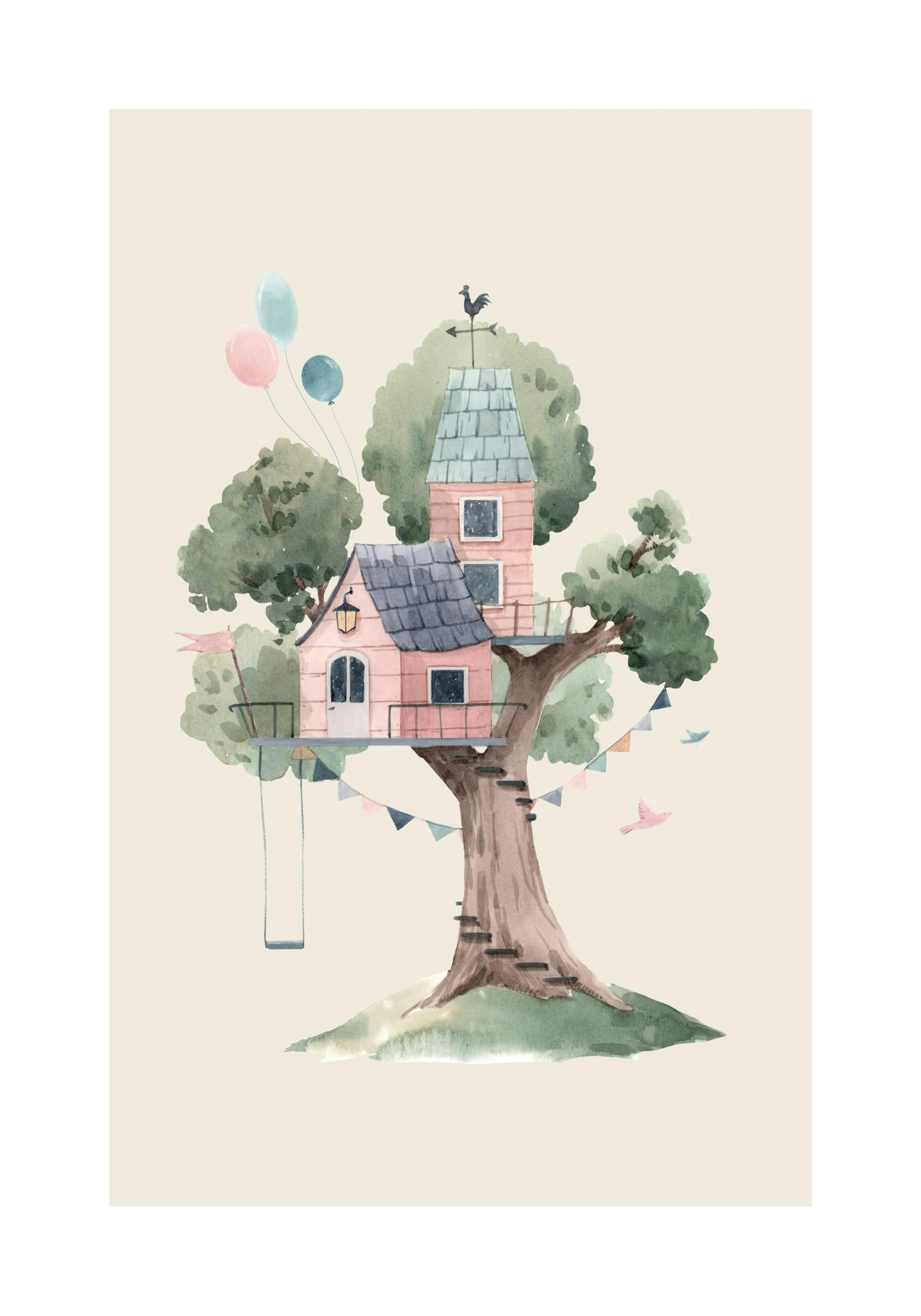 Tree House No1 Print