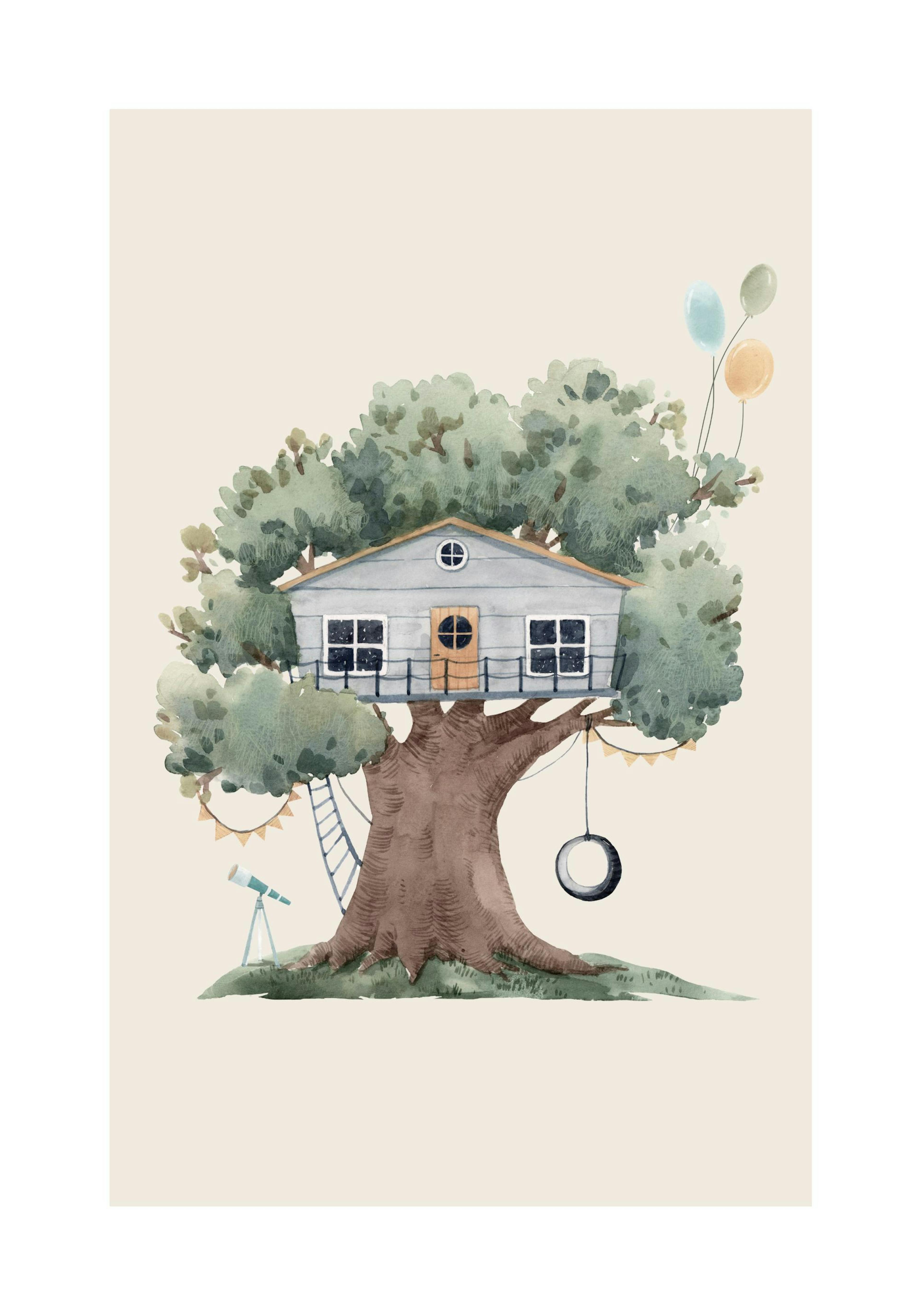 Tree House No2 Print