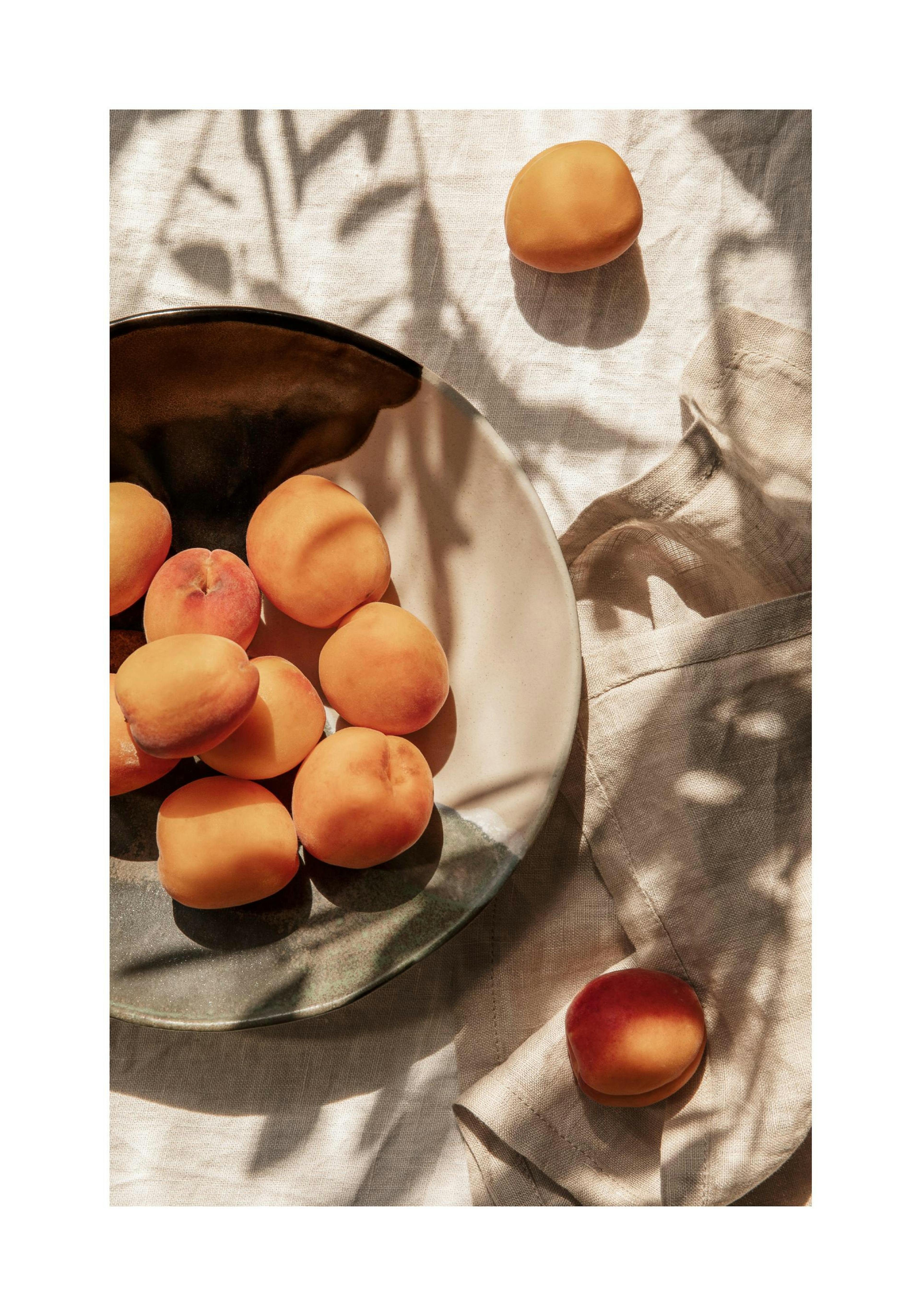Apricots In Sunlight Poster
