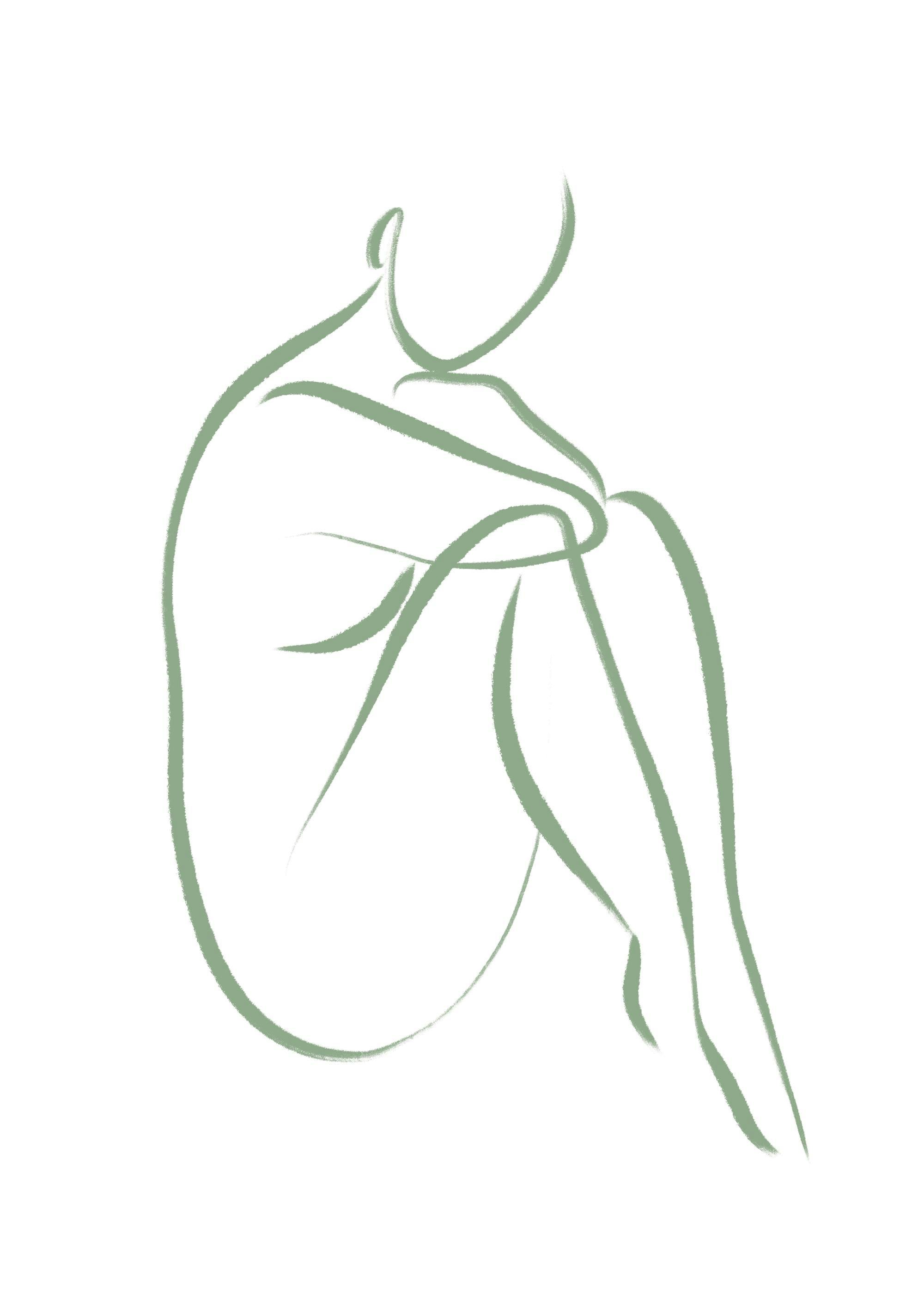 Body in Green No2 Print 0