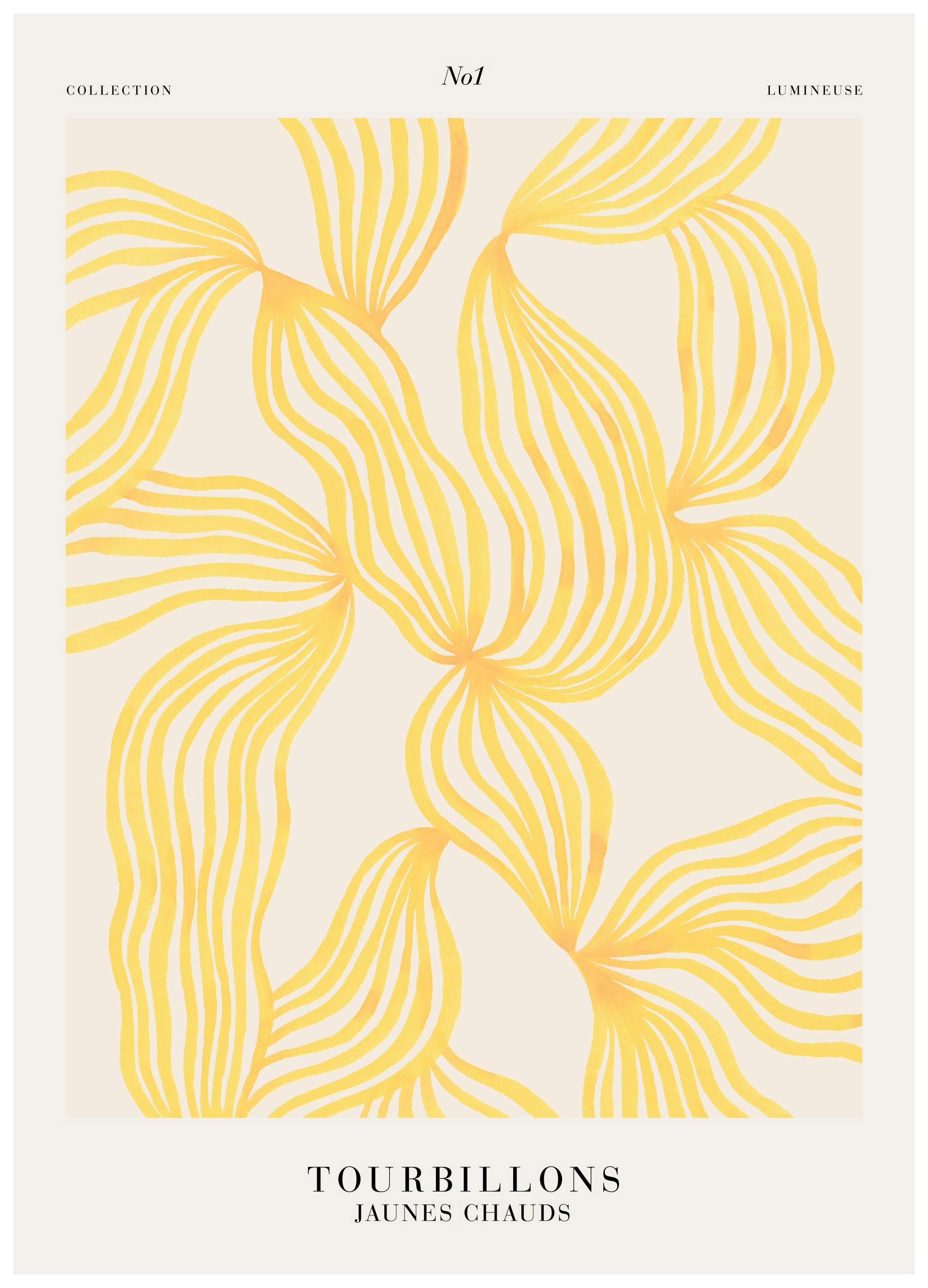 Prints - Warm Whirls No1 Print (50x70 cm) - Abstract art prints
