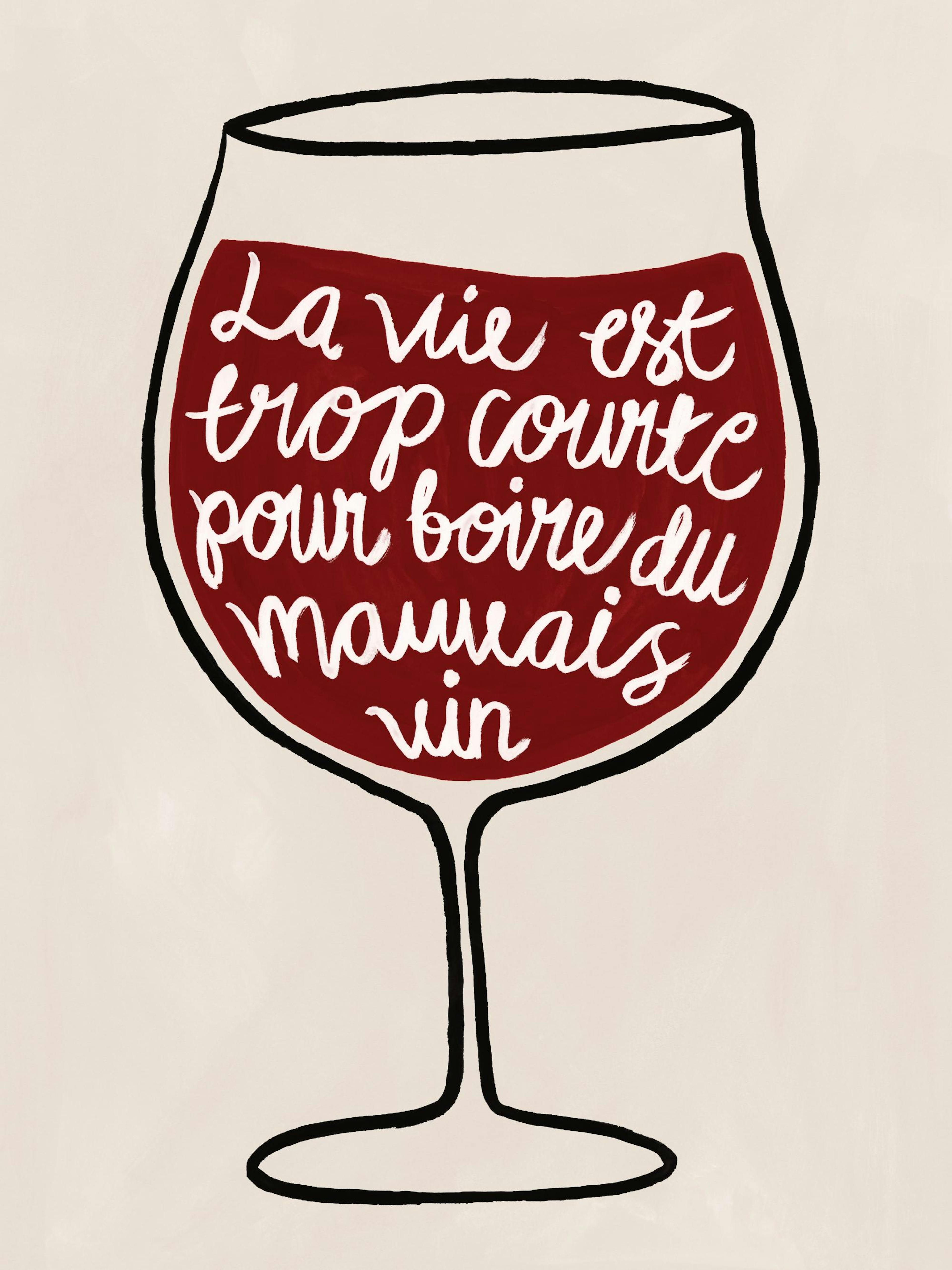 La vie est Trop Courte Poster