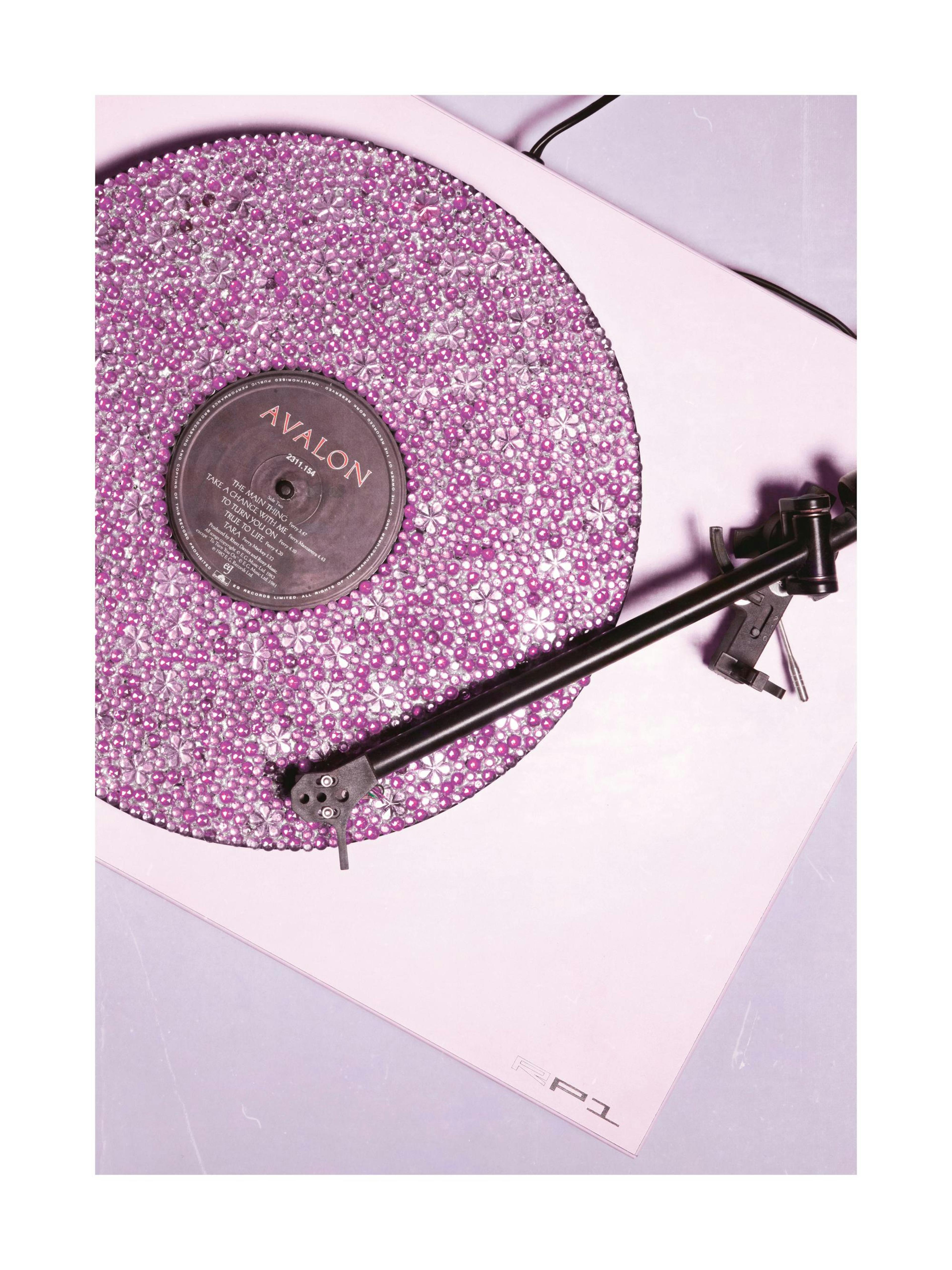 Pastel Record Player Print