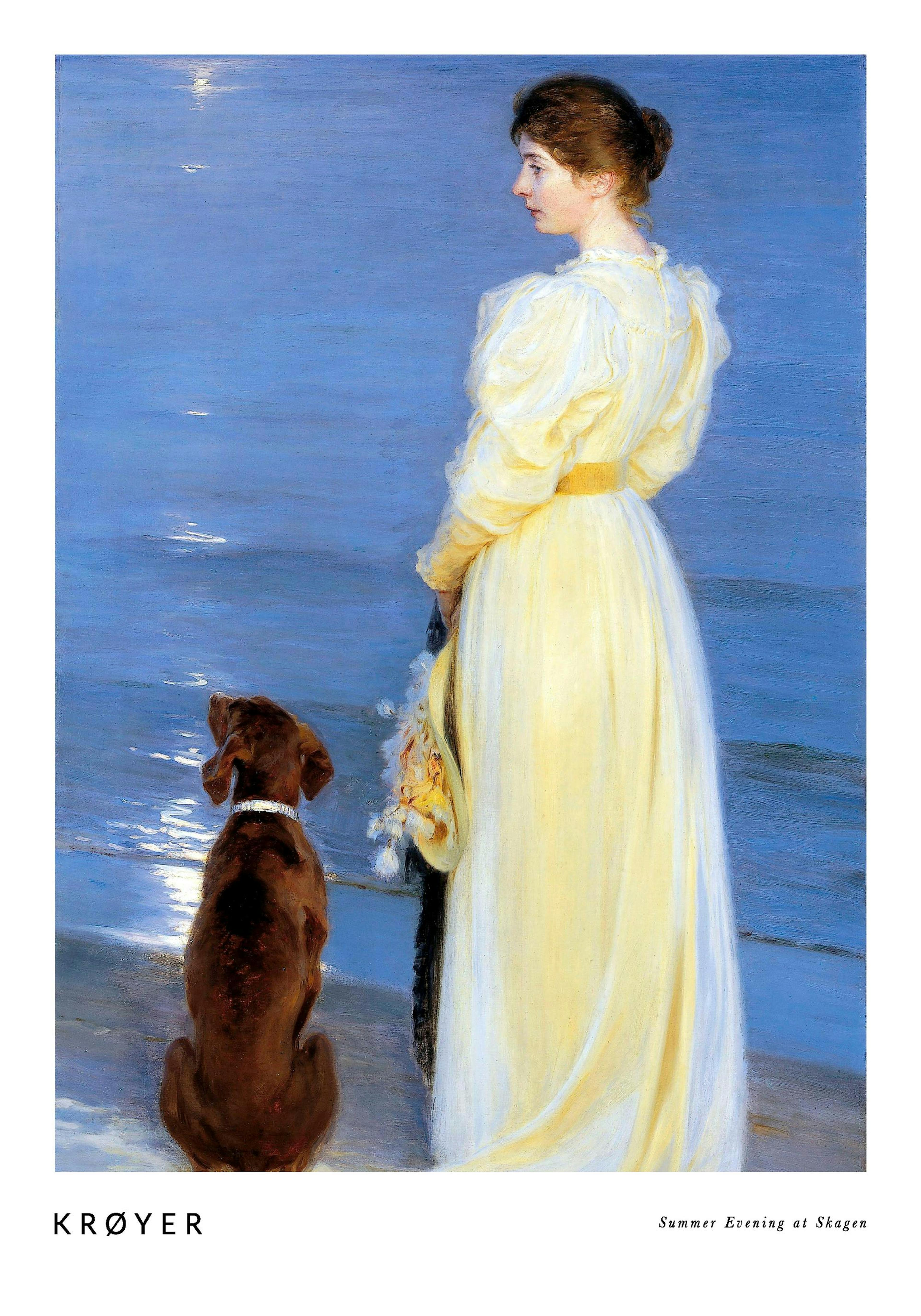 Krøyer - Summer Evening at Skagen Plakat