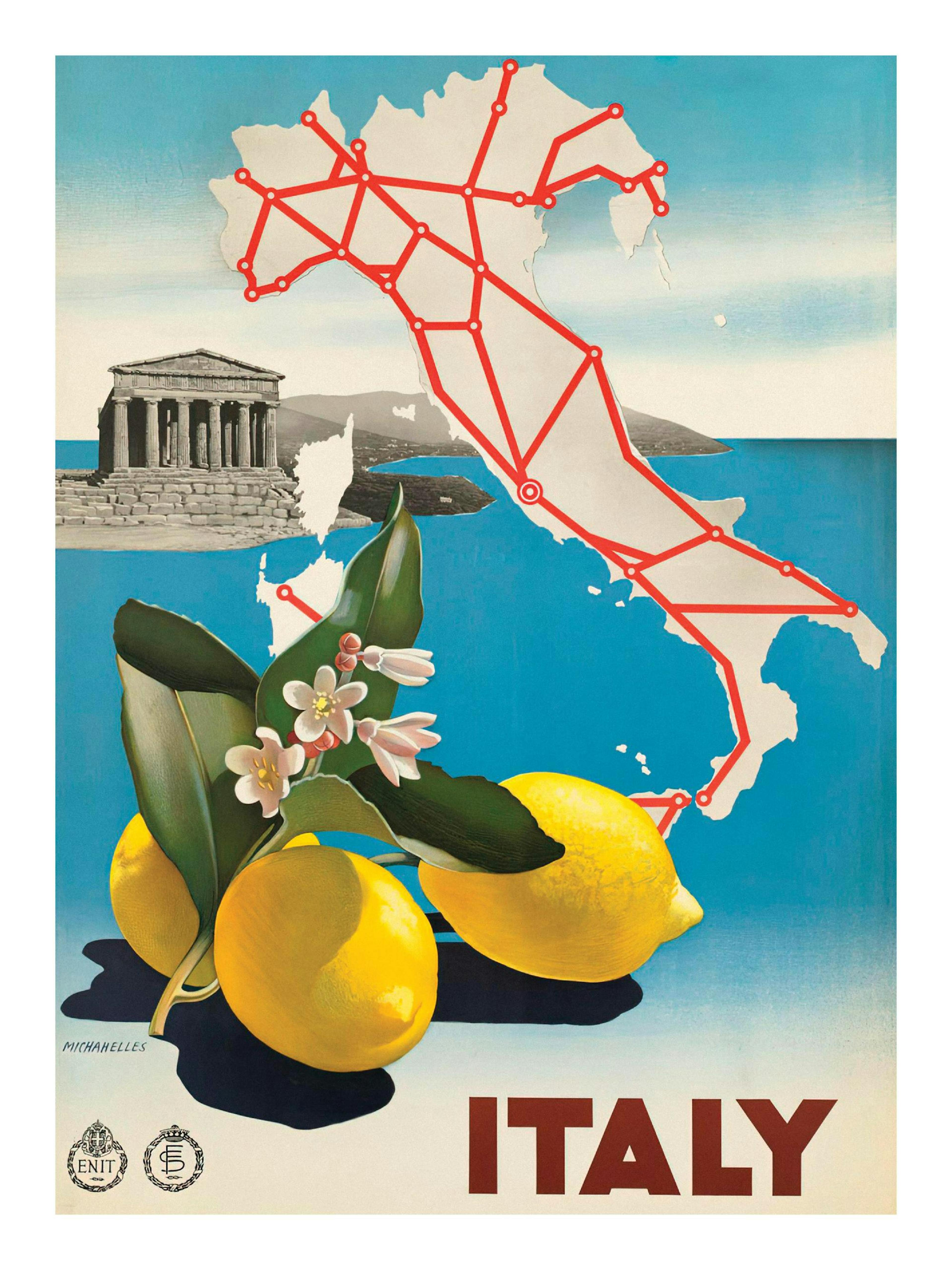 Italy Travel Affiche