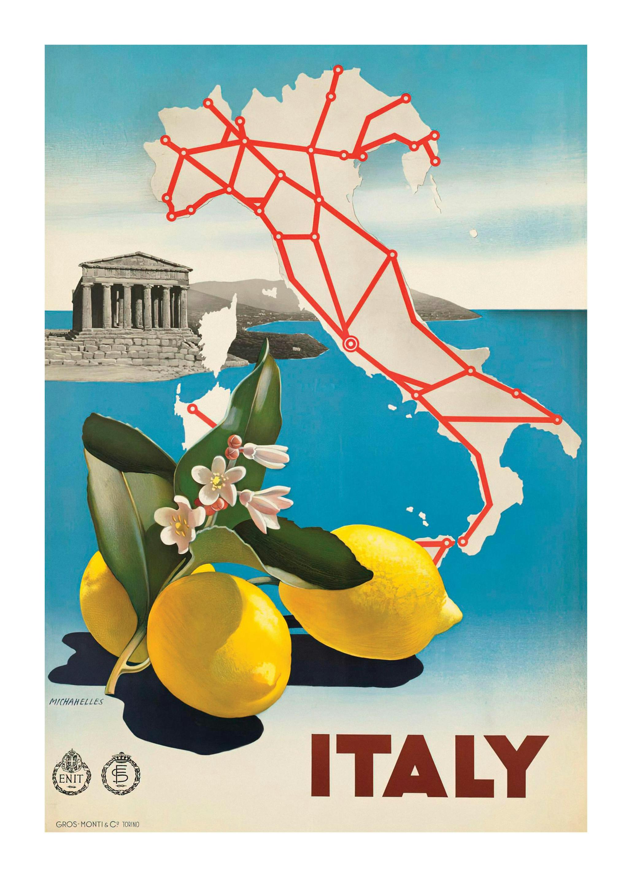 Prints - Italy Travel Print (50x70 cm) - Vintage posters