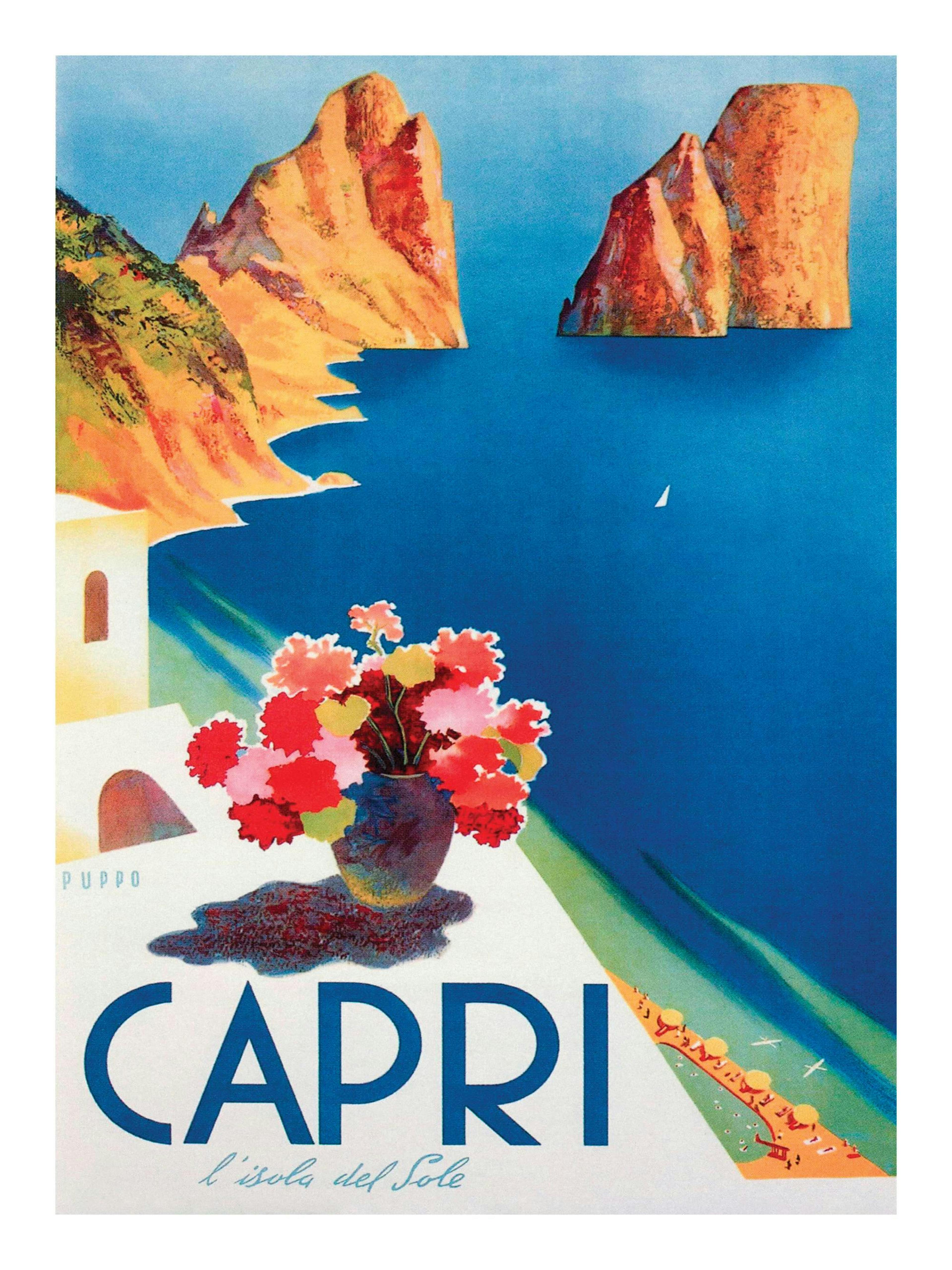Capri Travel Poster
