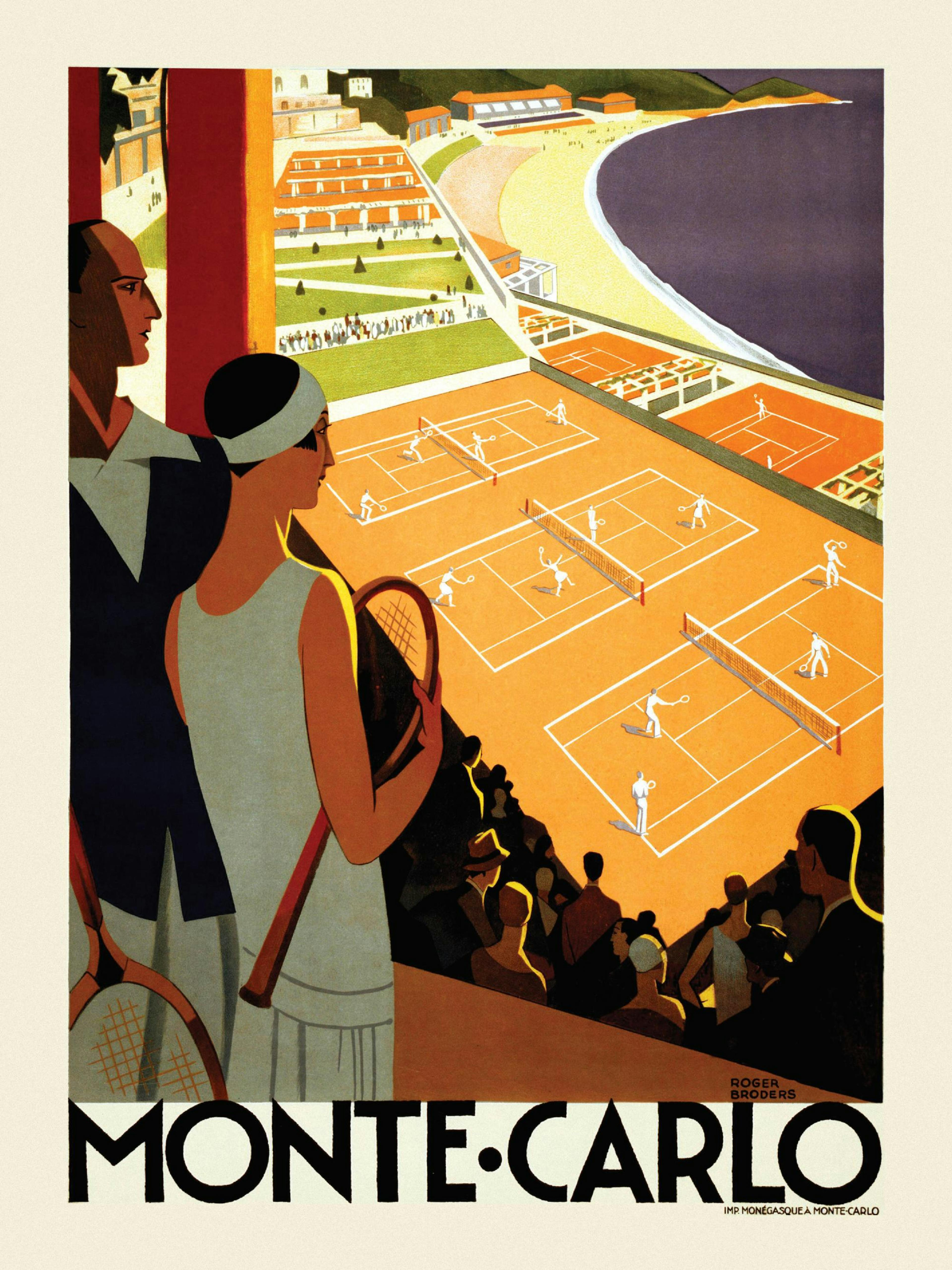 Monte Carlo Travel Plakat