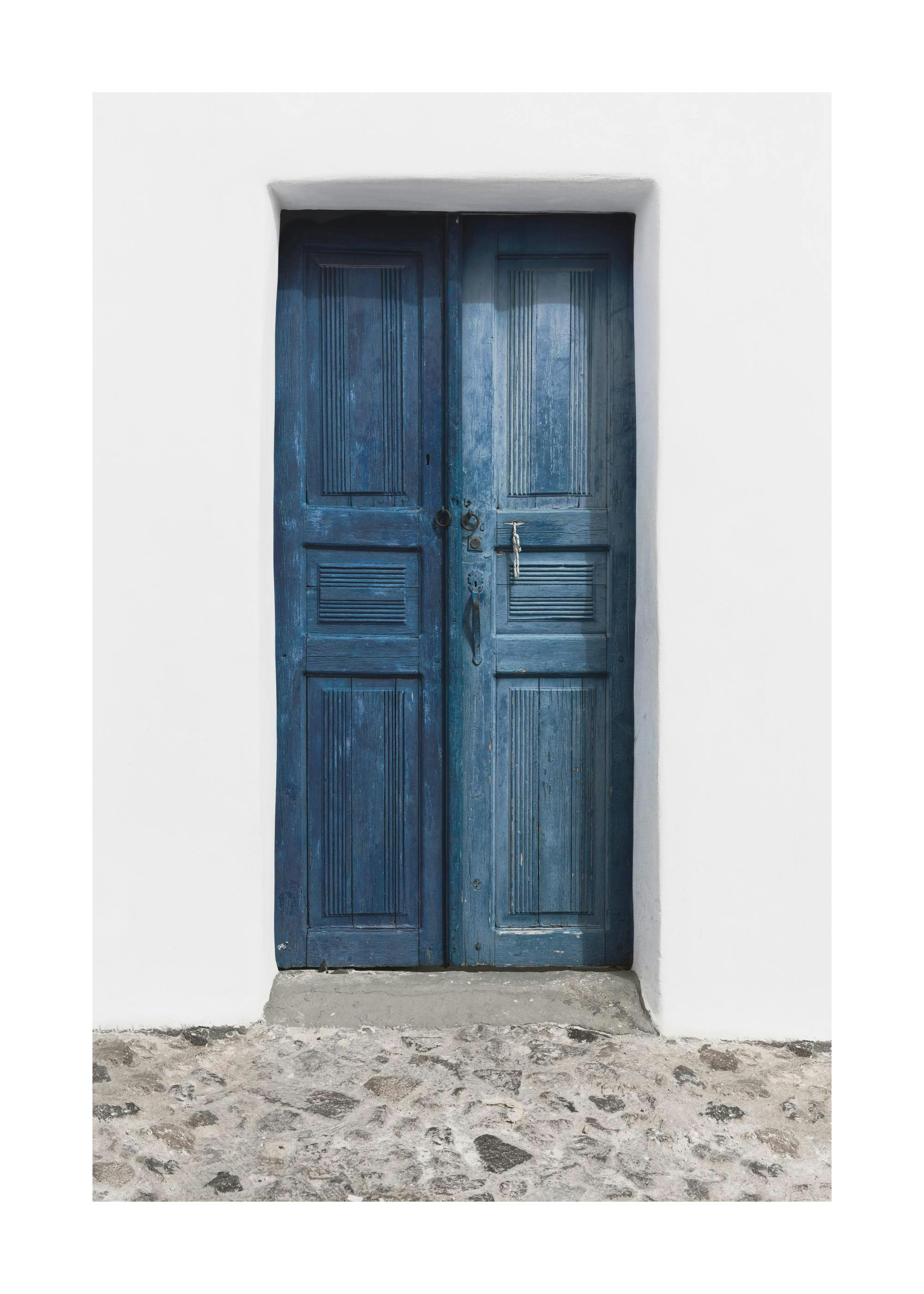 Oia Blue Door Plakát 0