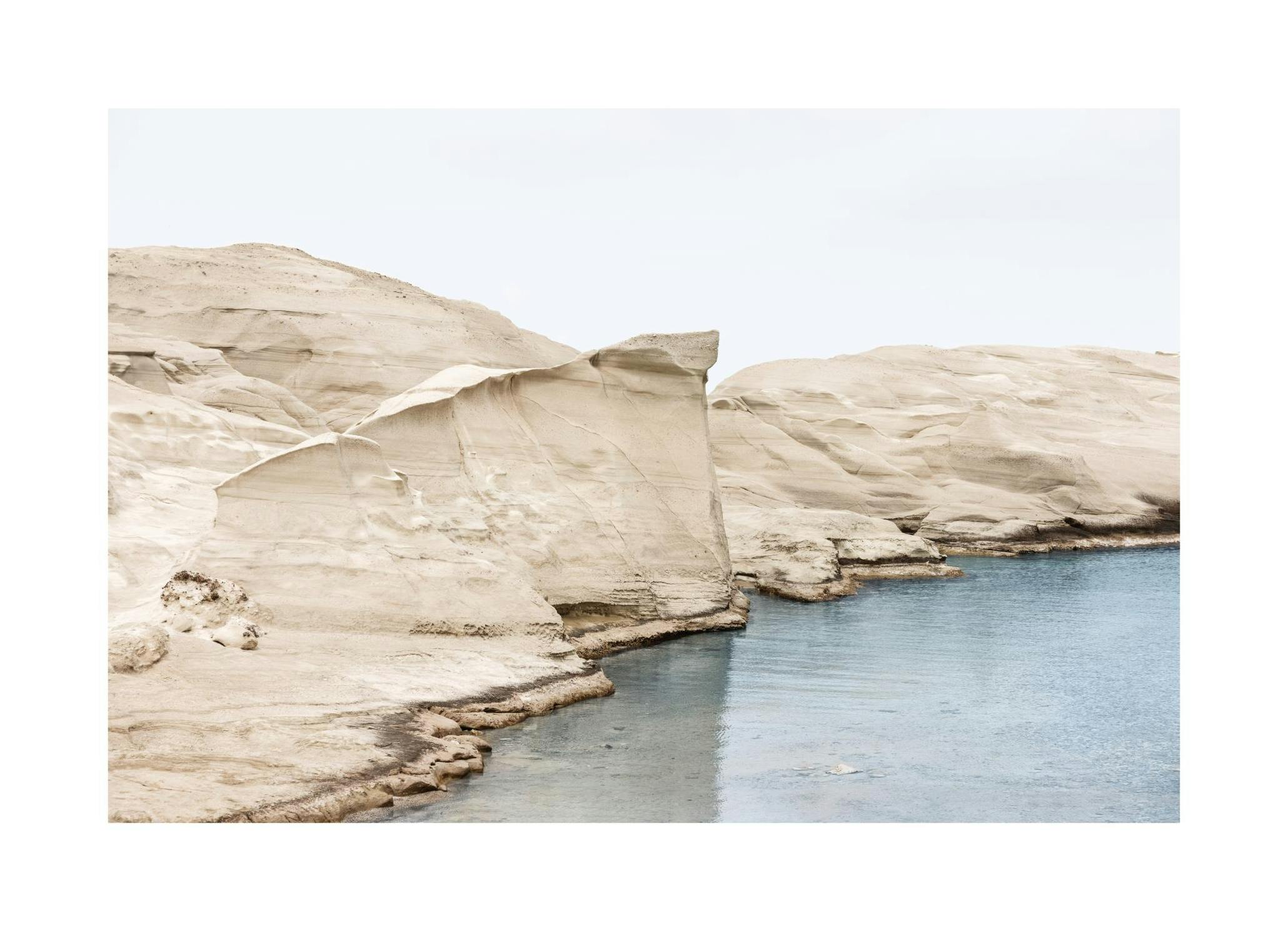 Milos Lunar Landscape Poster (70x100 cm) -  Poster mit Bergmotiven
