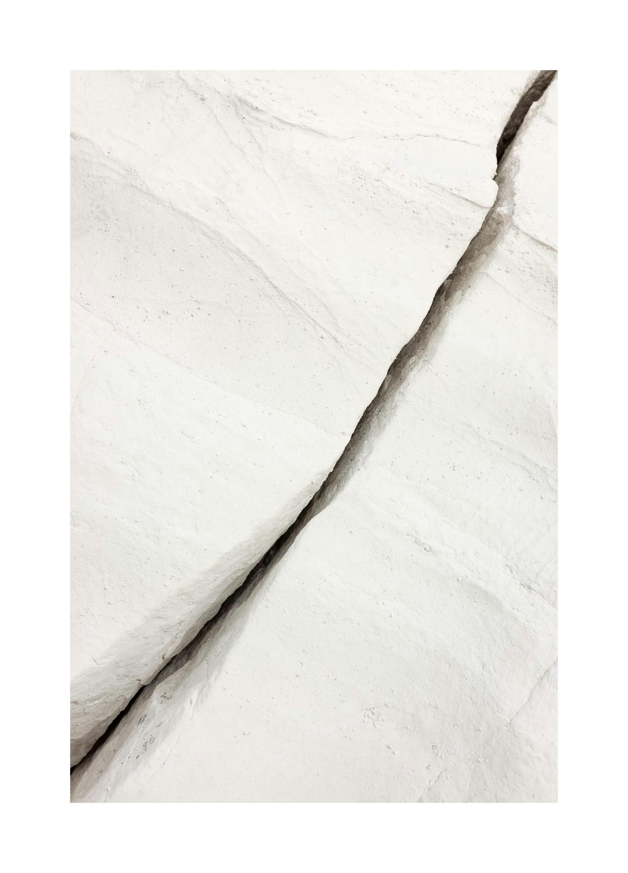 White Rock Crevice Affiche (50x70 cm)  Tableaux de montagnes