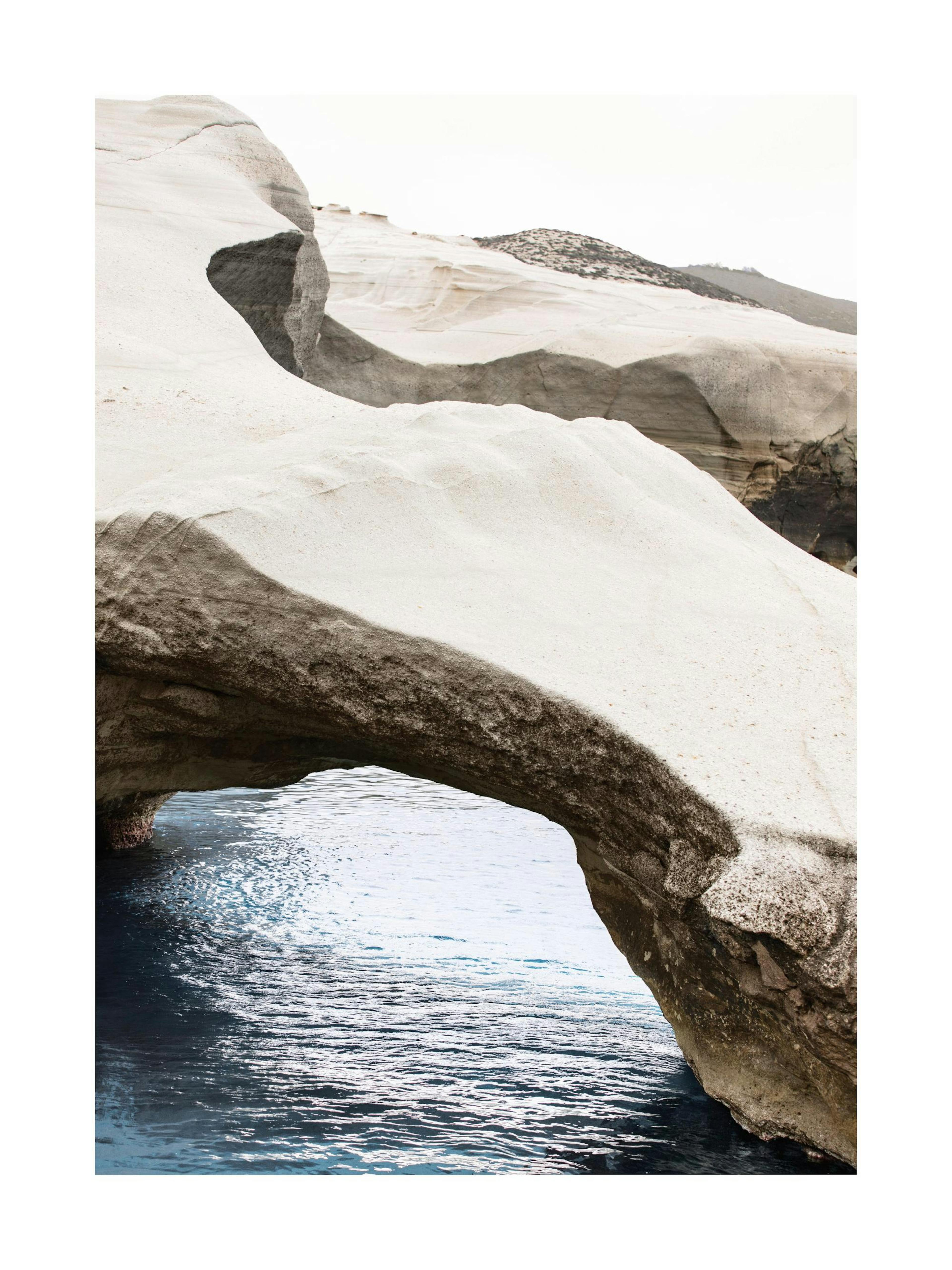 White Cliff Arch Poster