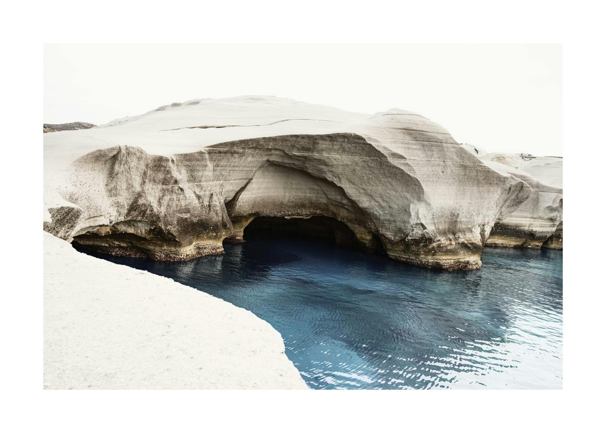 Sarakiniko White Cliffs Poster 0