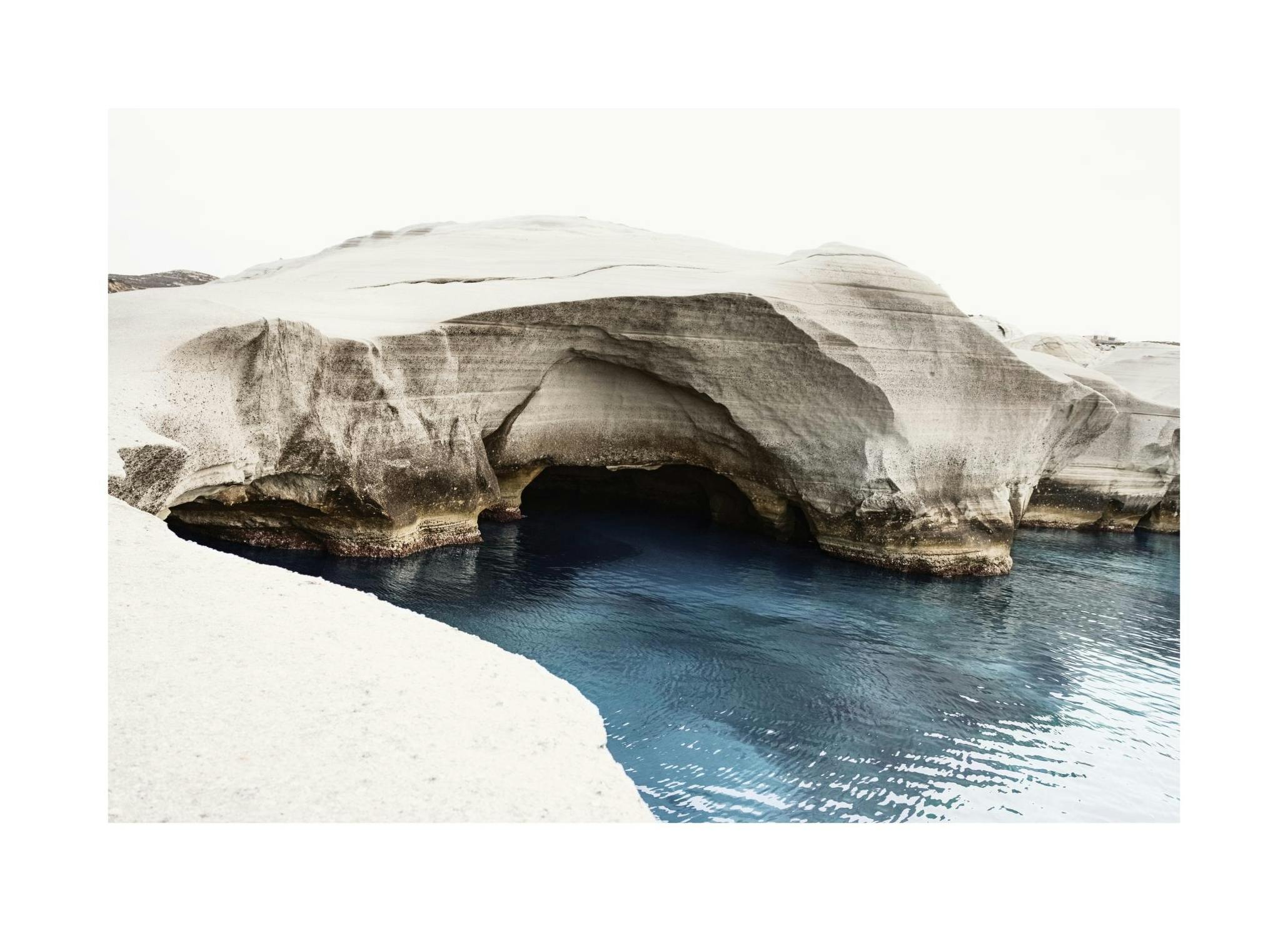 Sarakiniko White Cliffs Poster (30x40 cm) -  Poster mit Bergmotiven