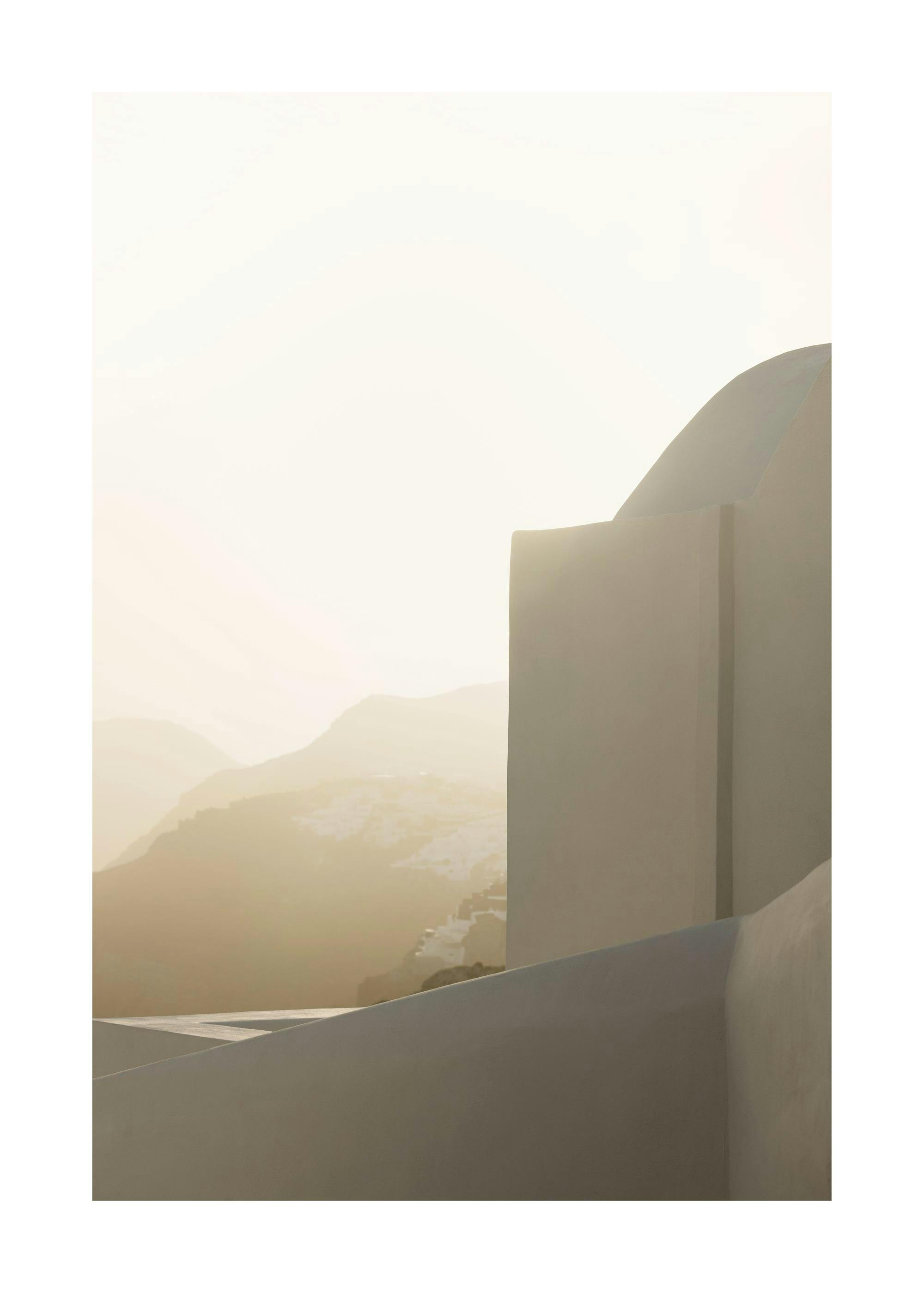 Oia in Sunrise Poster 0