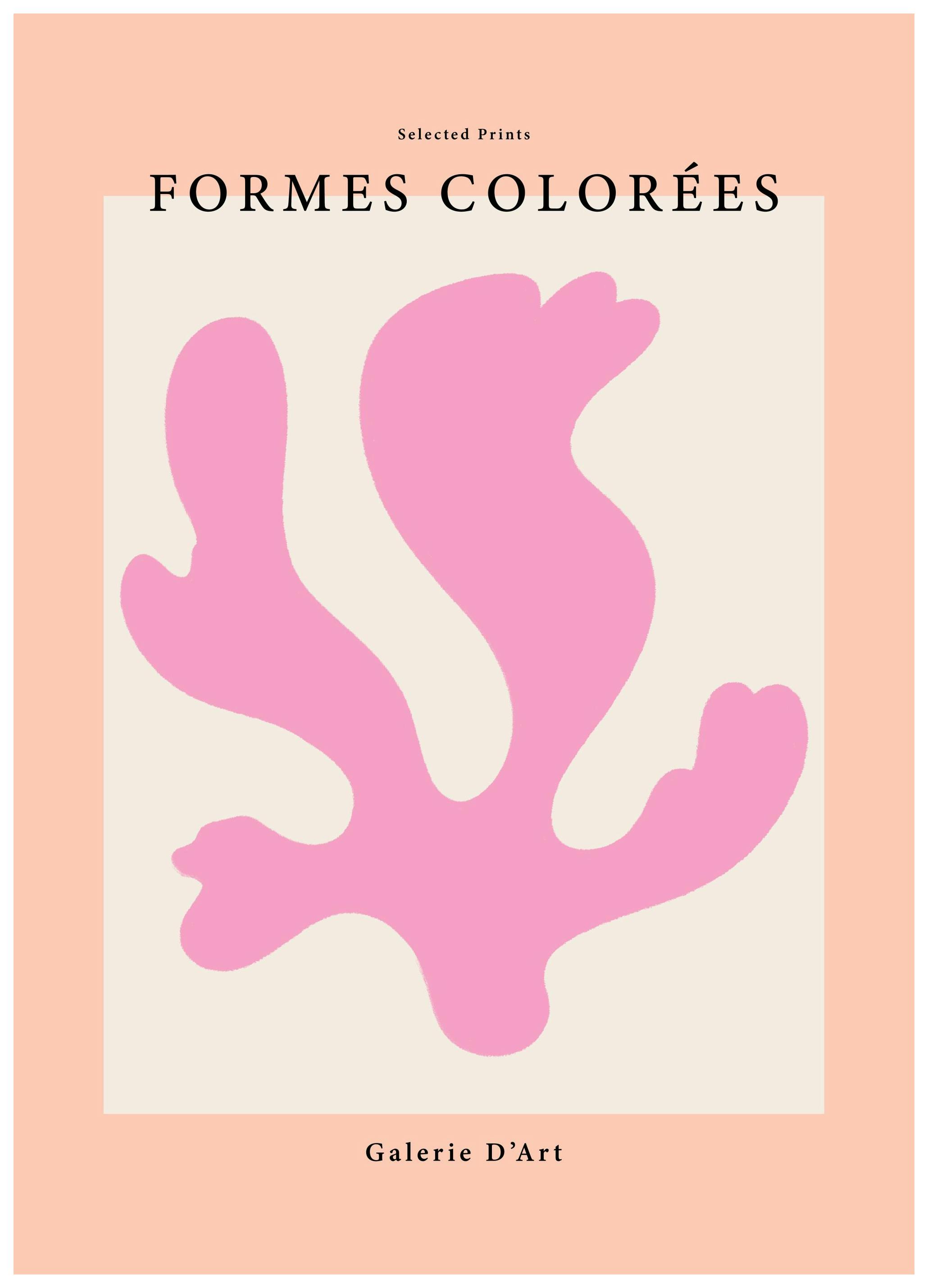 Formes Colorées No1 Plakat (21x30 cm)-Plakaty