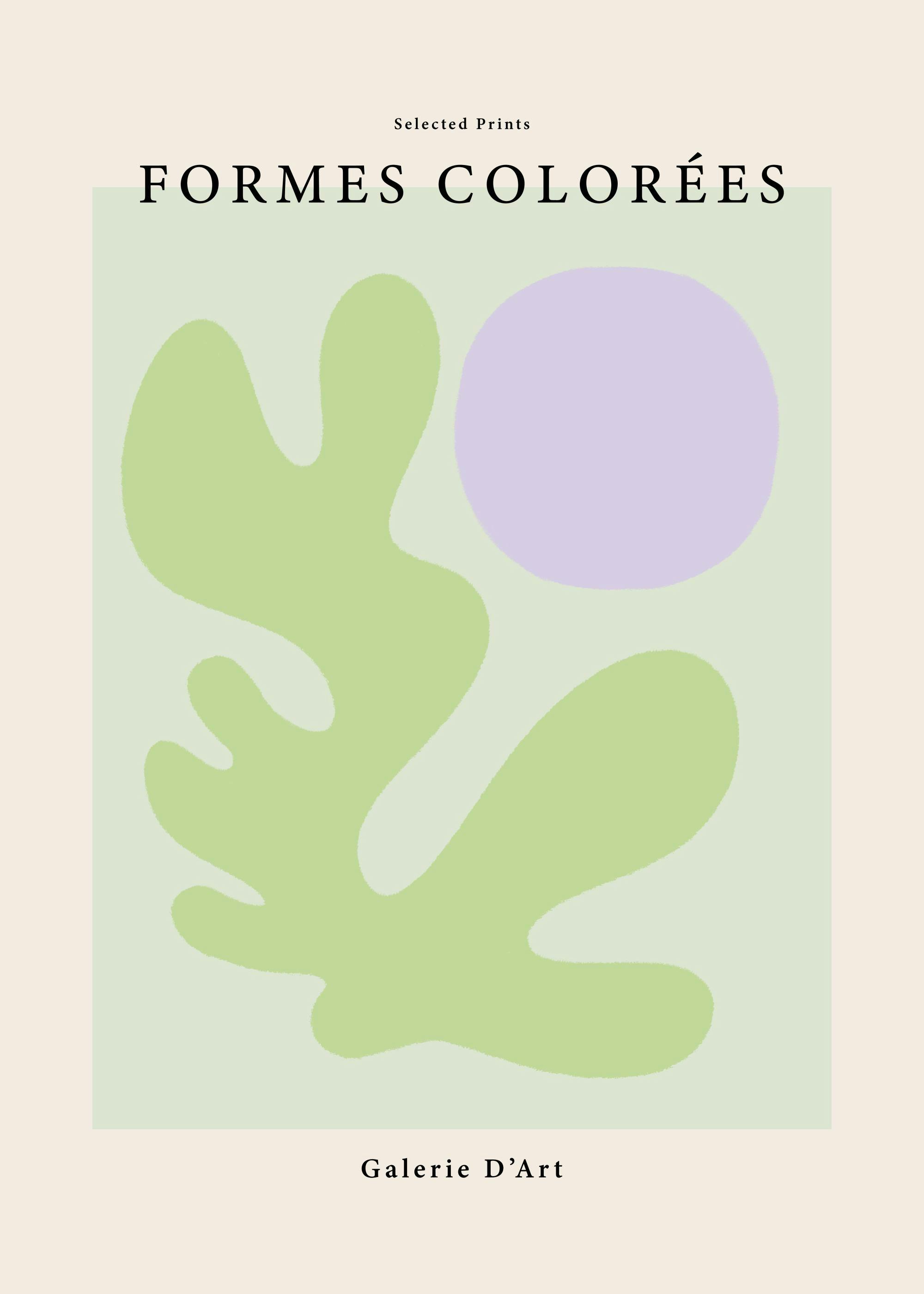 Formes Colorées No2 Affiche 0
