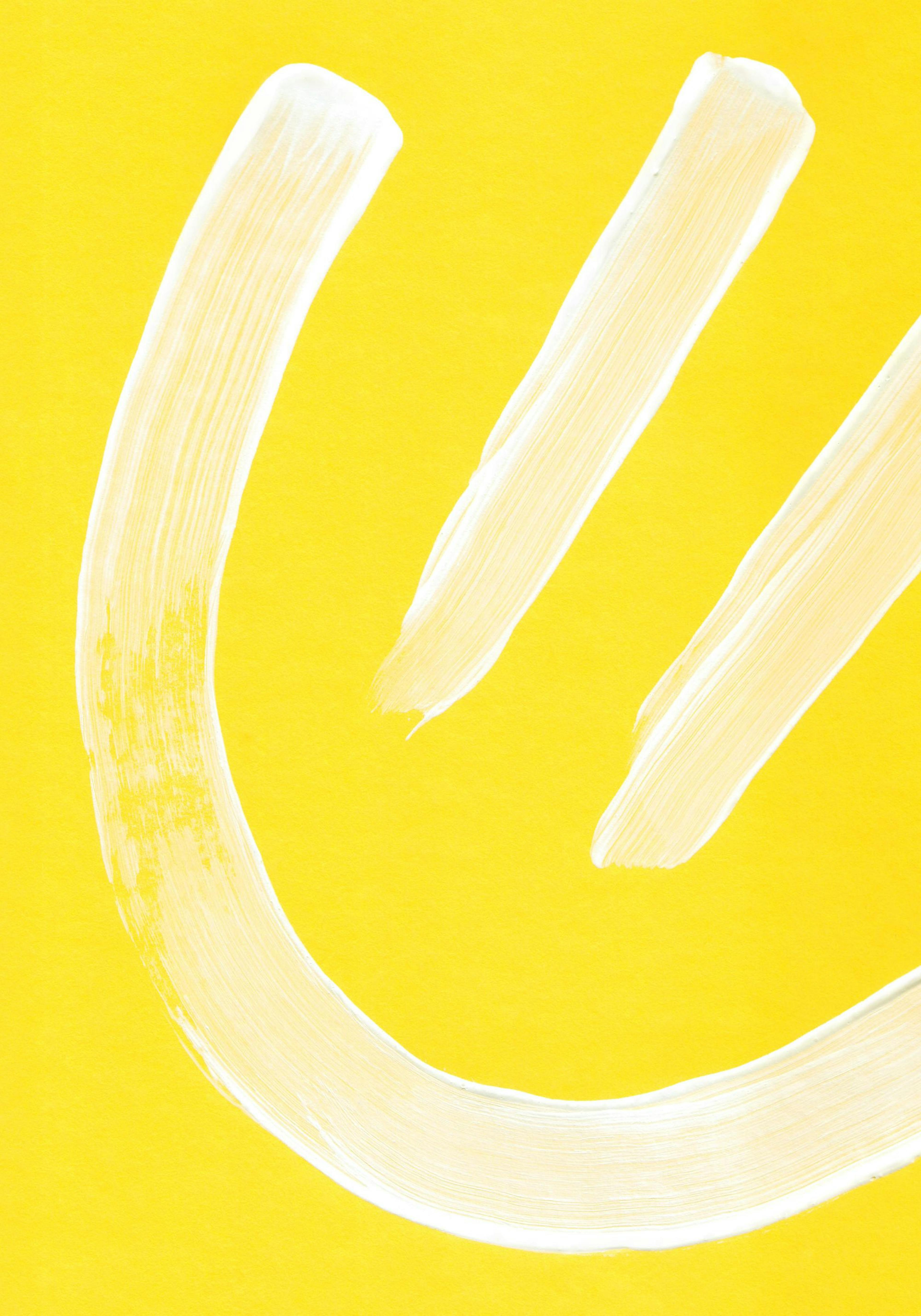 Yellow Smiley Print