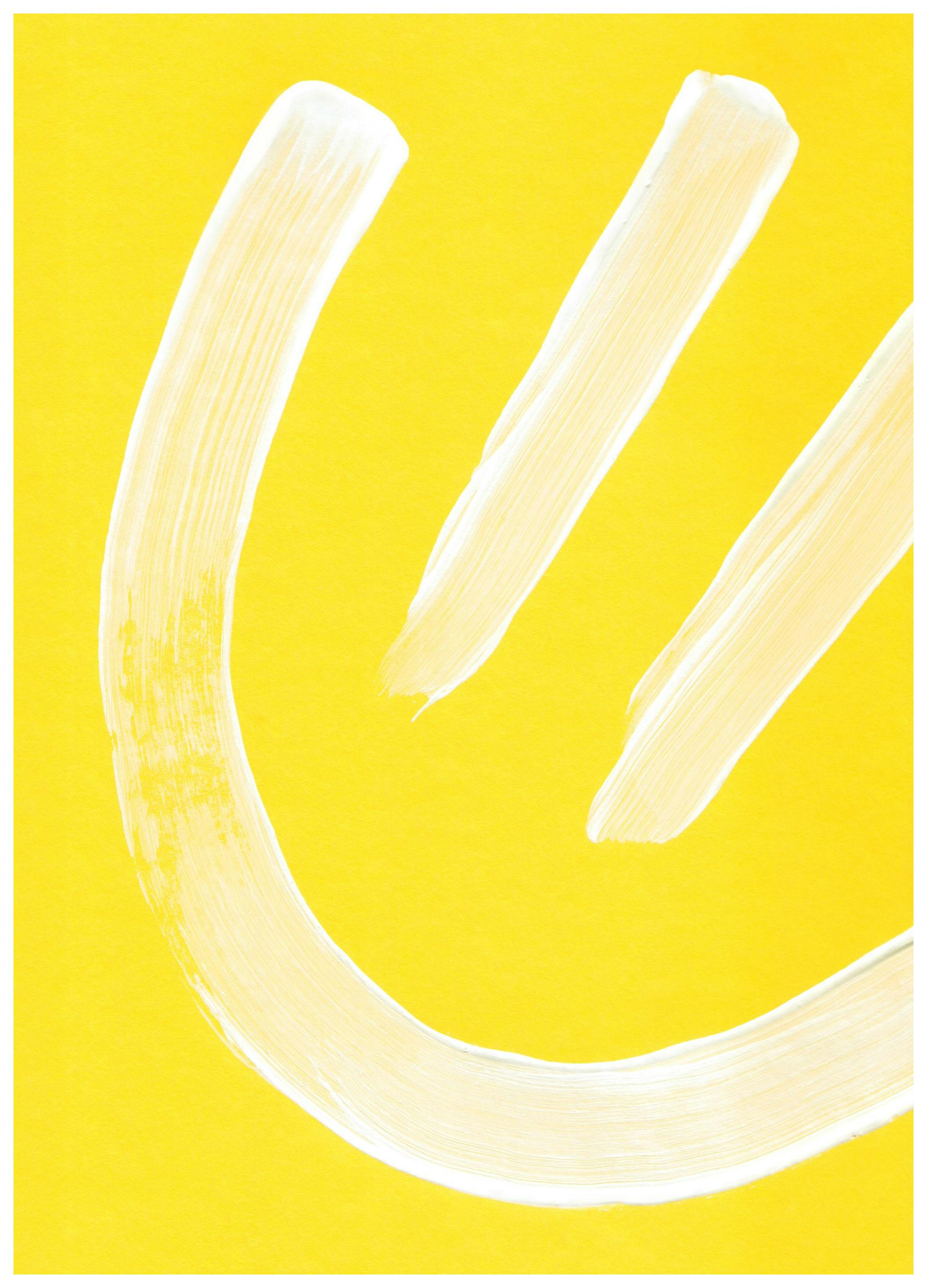 Yellow Smiley Poster (30x40 cm) - Poster