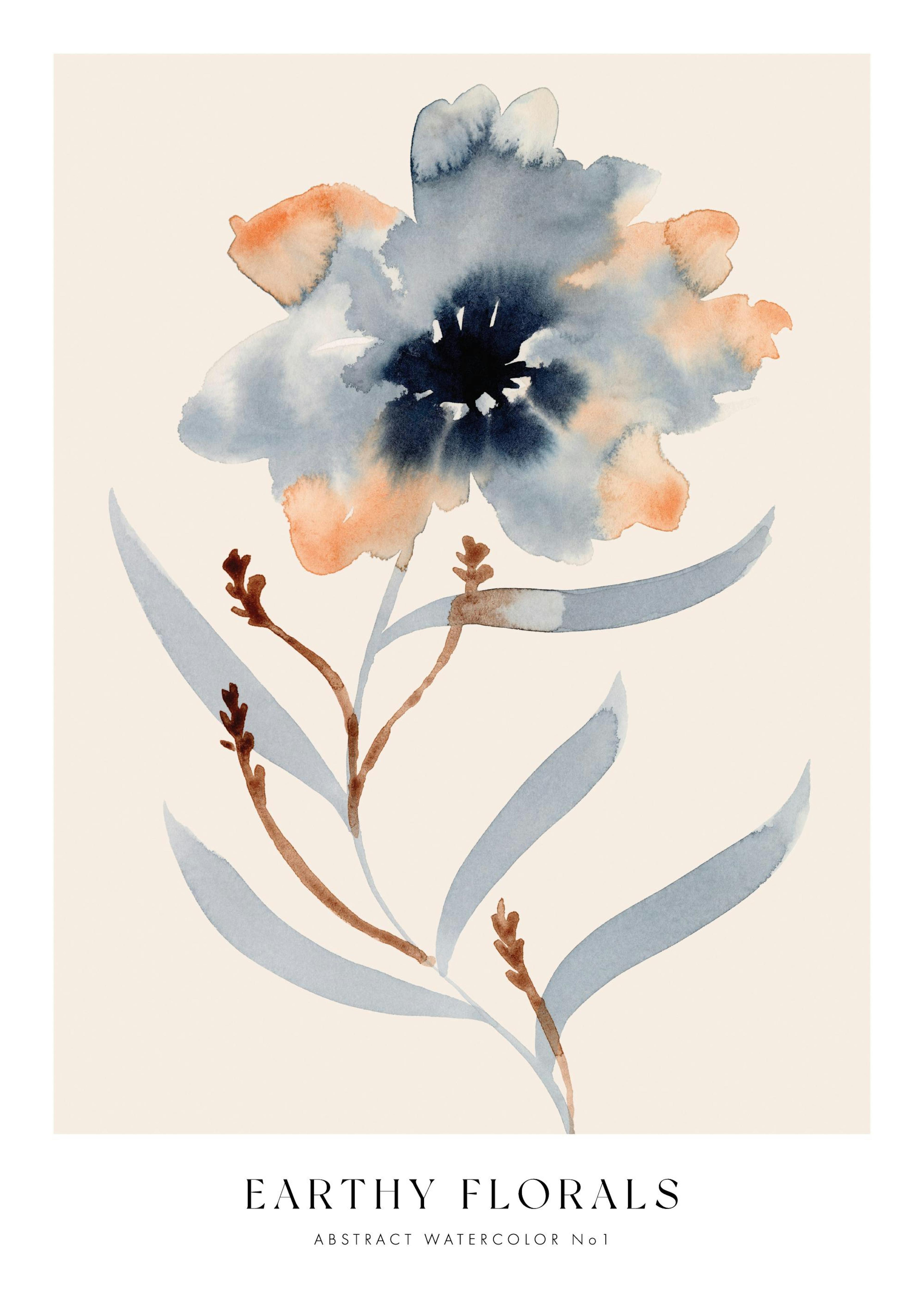 Earthy Florals No1 Poster 0