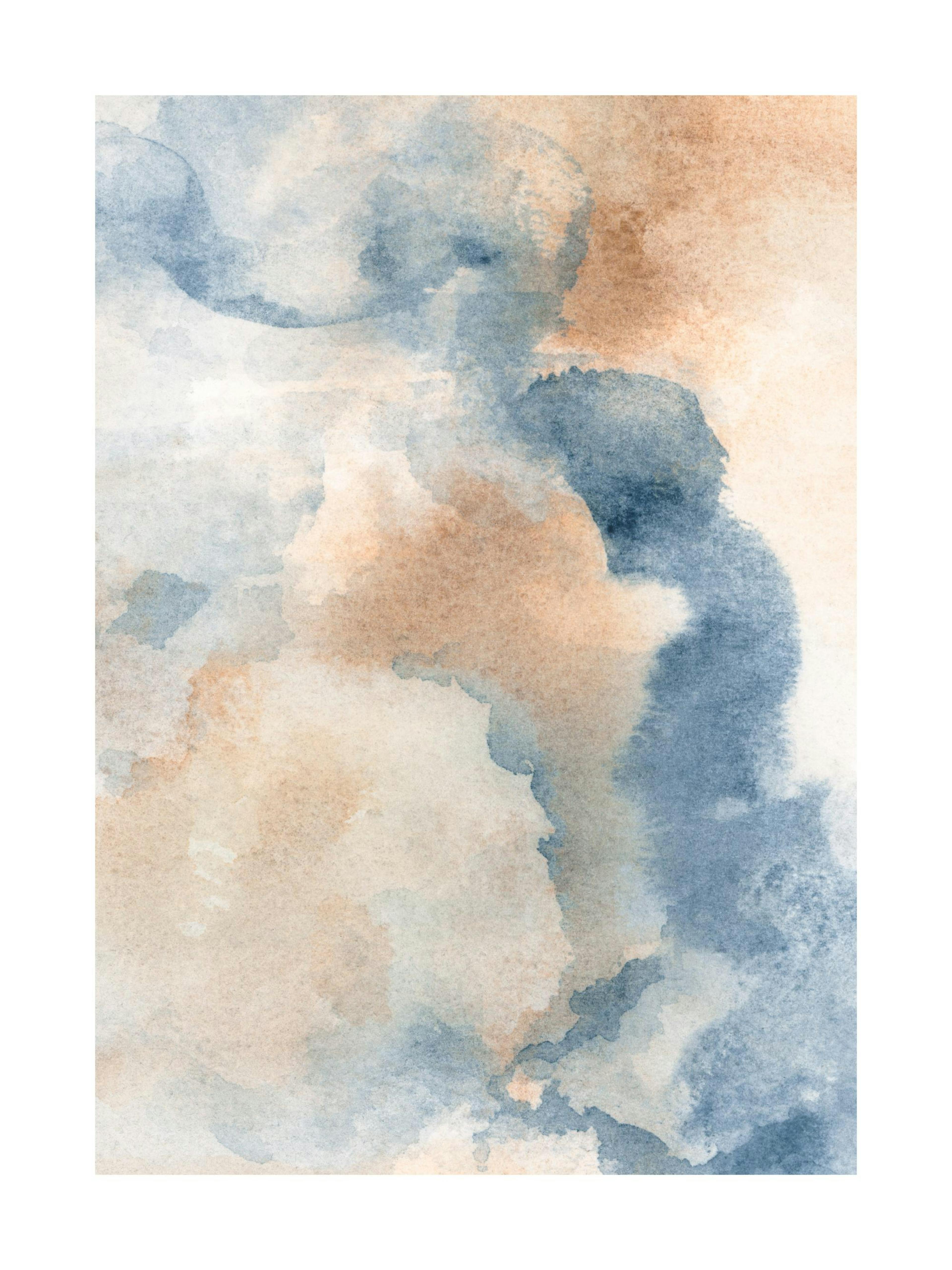 Moody Watercolor No1 Poster