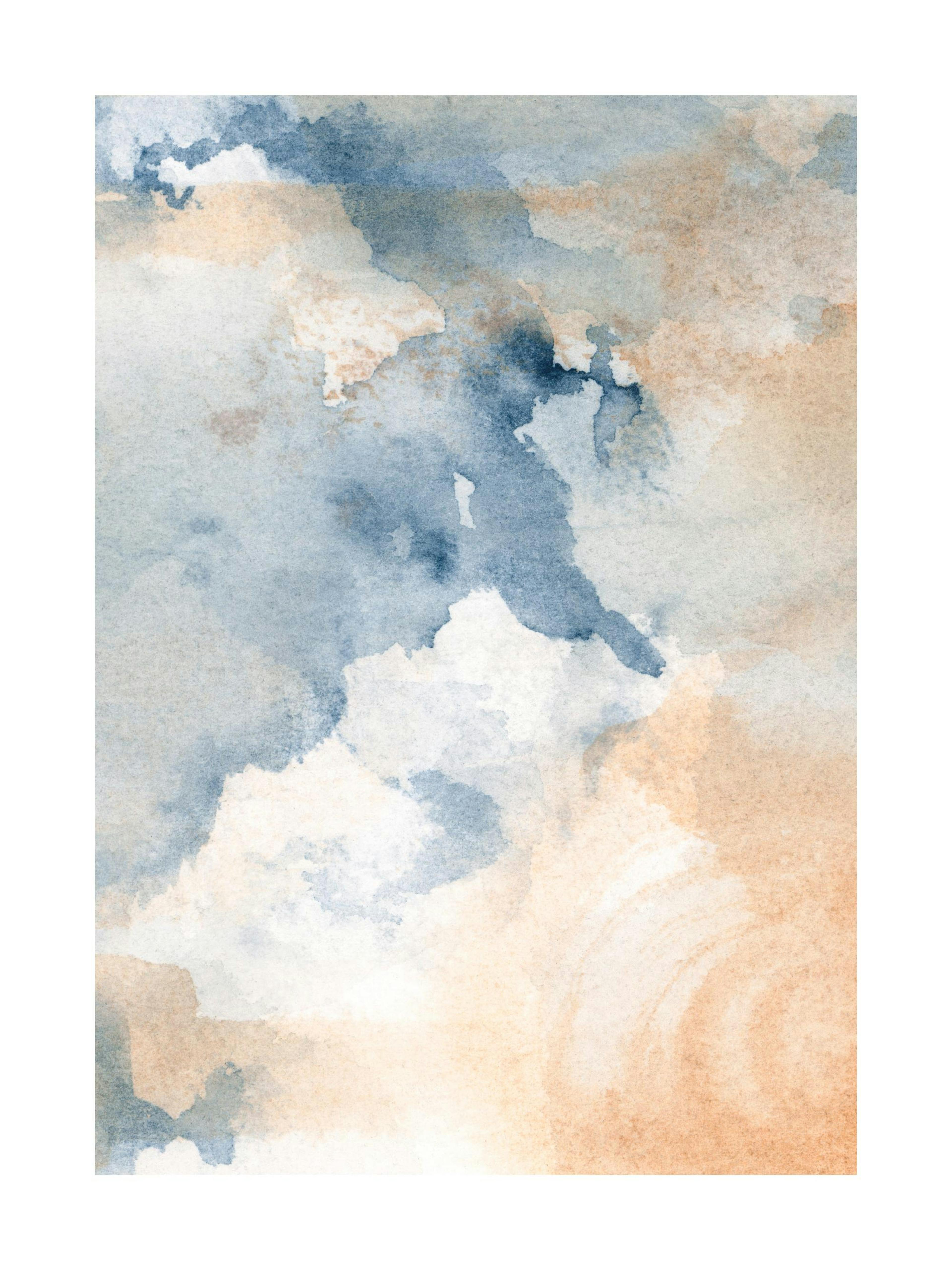 Moody Watercolor No2 Poster
