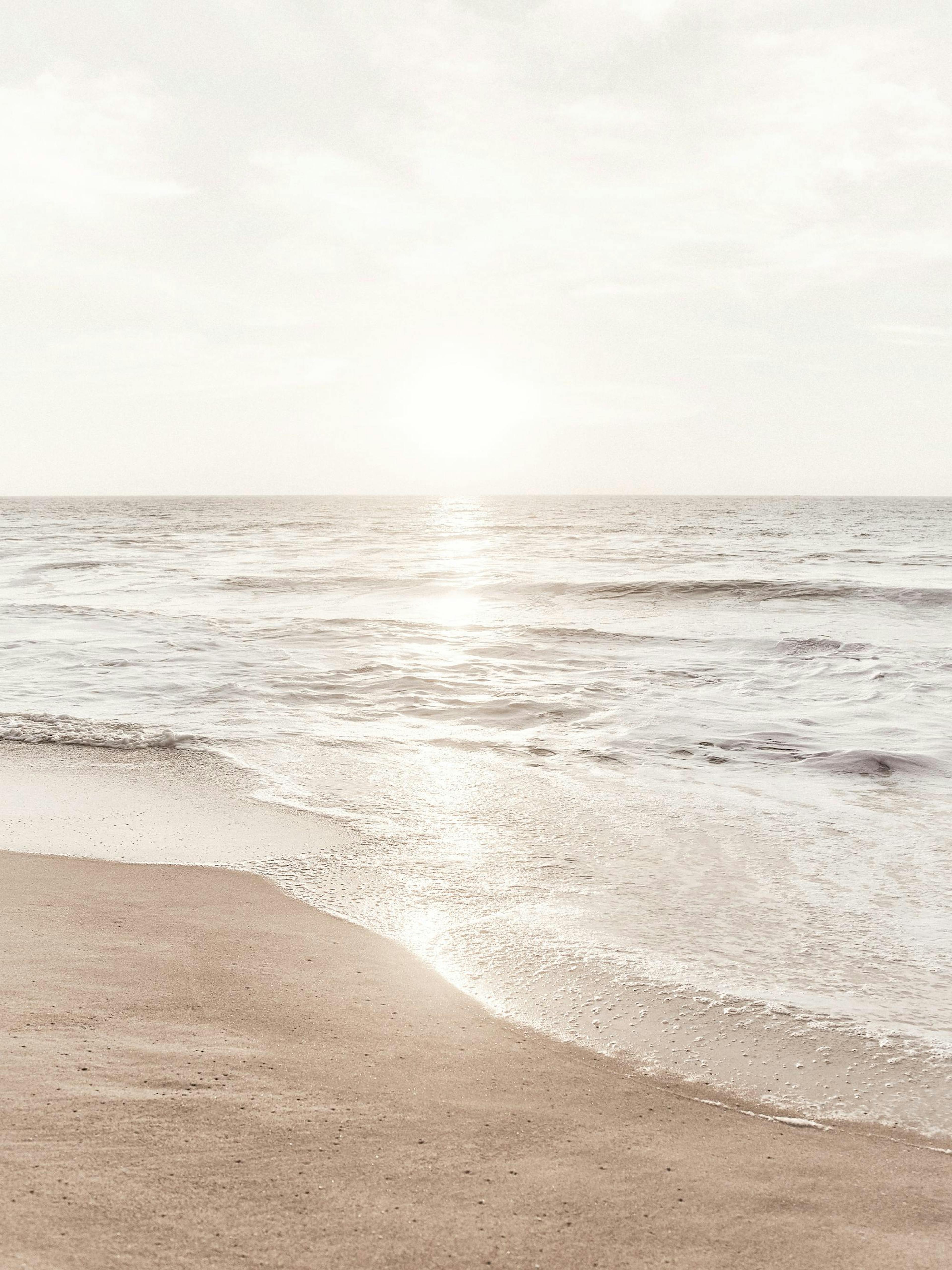 Warm Beach Sunset Affiche