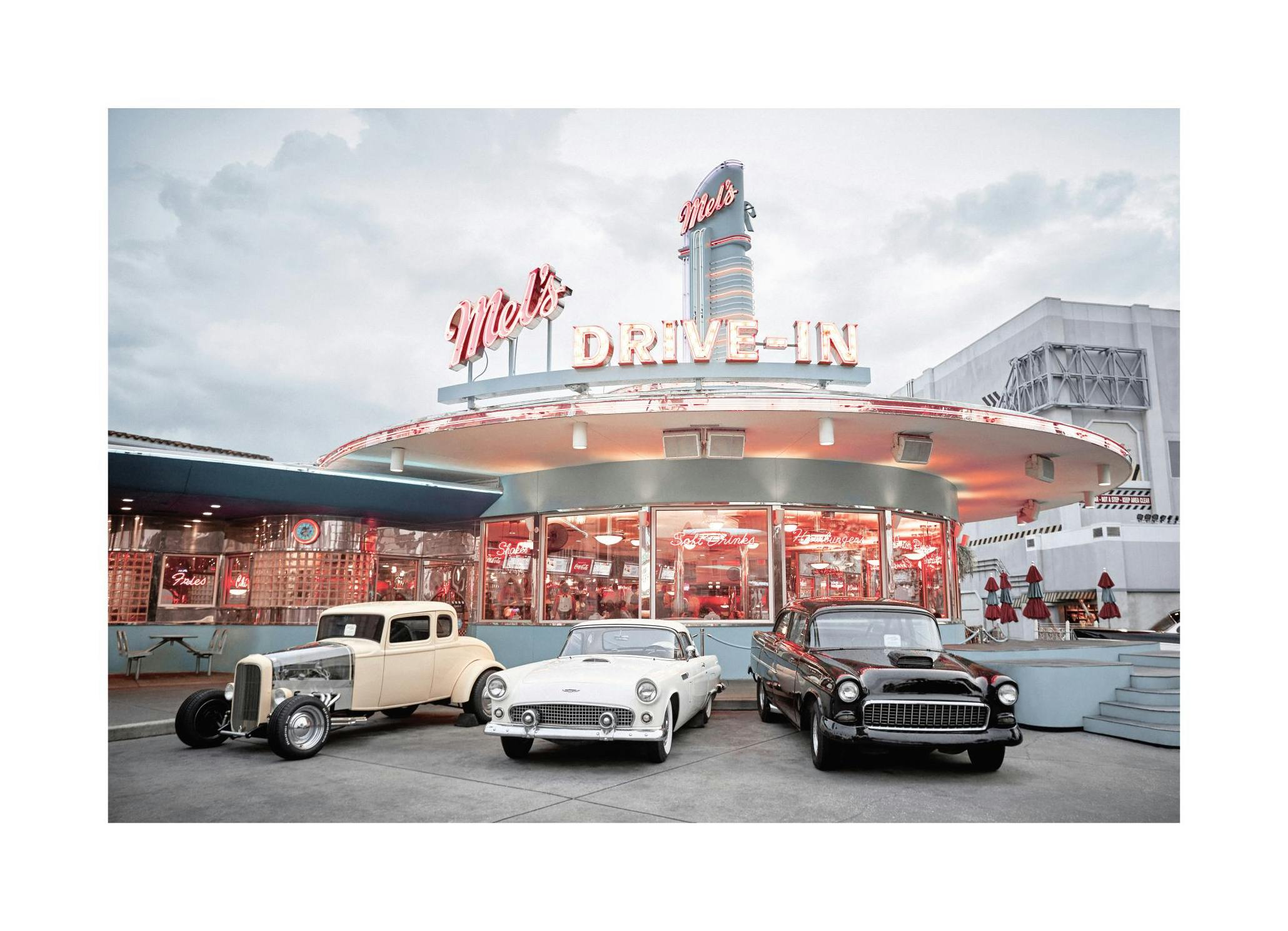 Drive in Diner Print (50x70 cm)