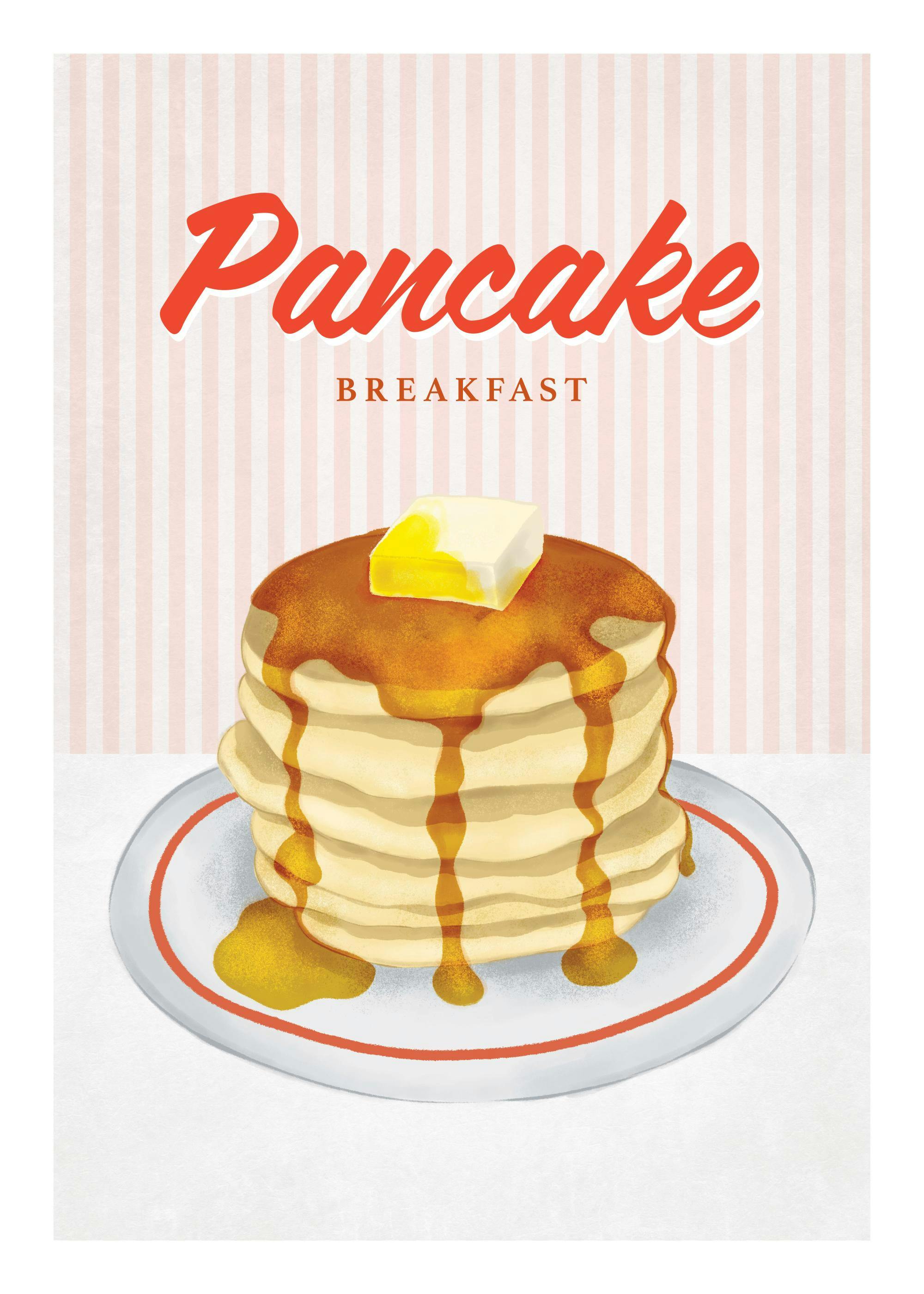 Diner Pancake Plakat 0