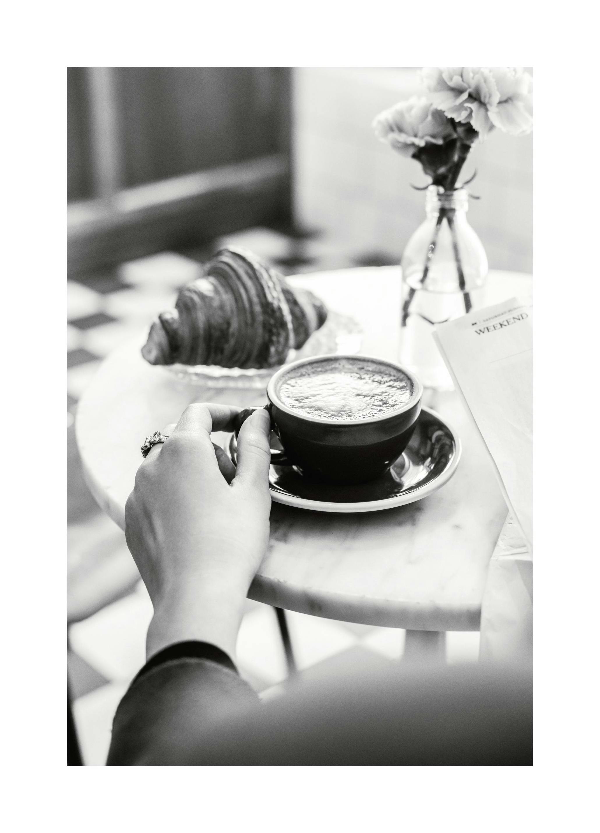 Afternoon Coffee Poster (50x70 cm)-Poster