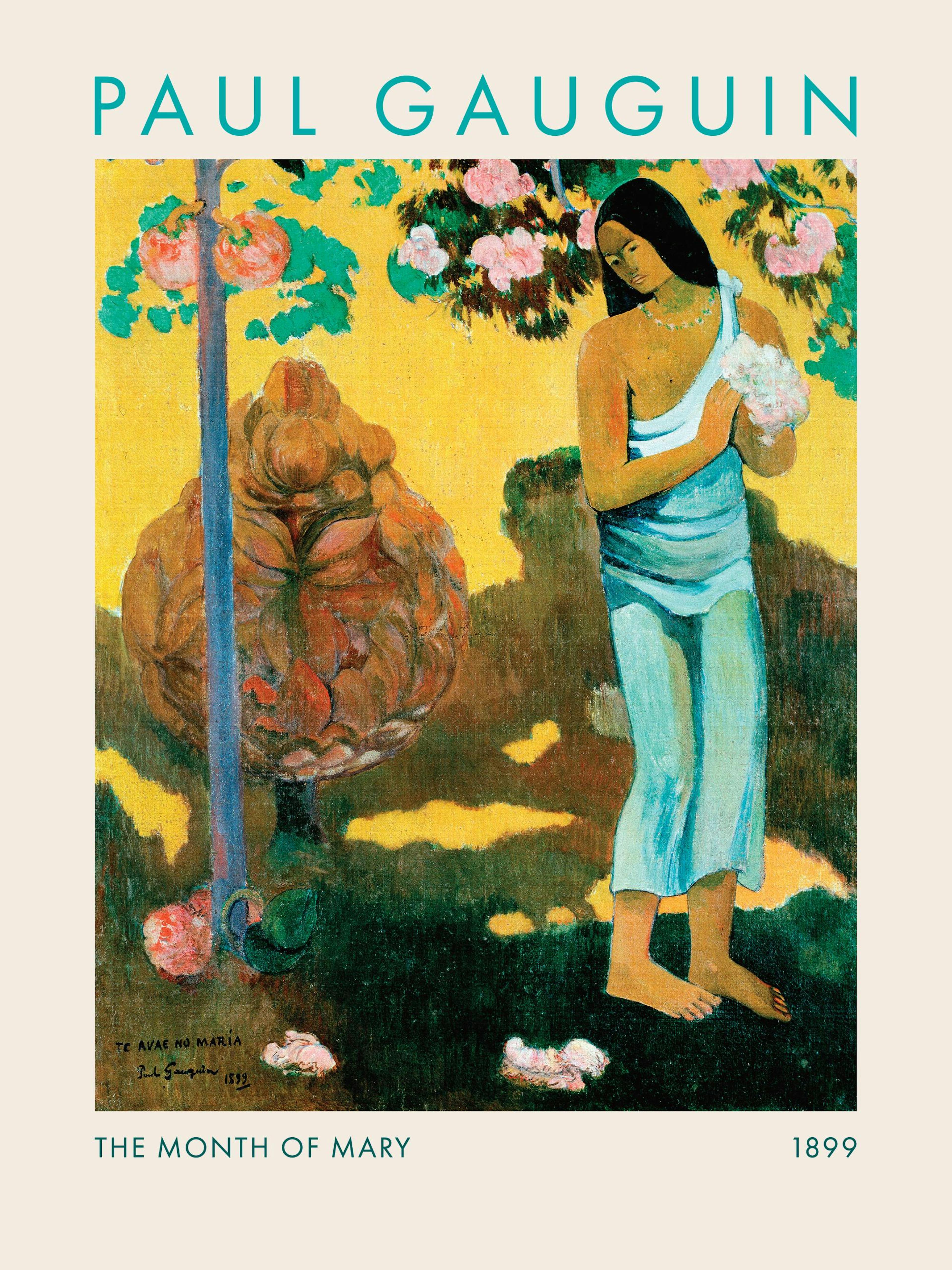 Paul Gauguin - The Month of Mary Plakát