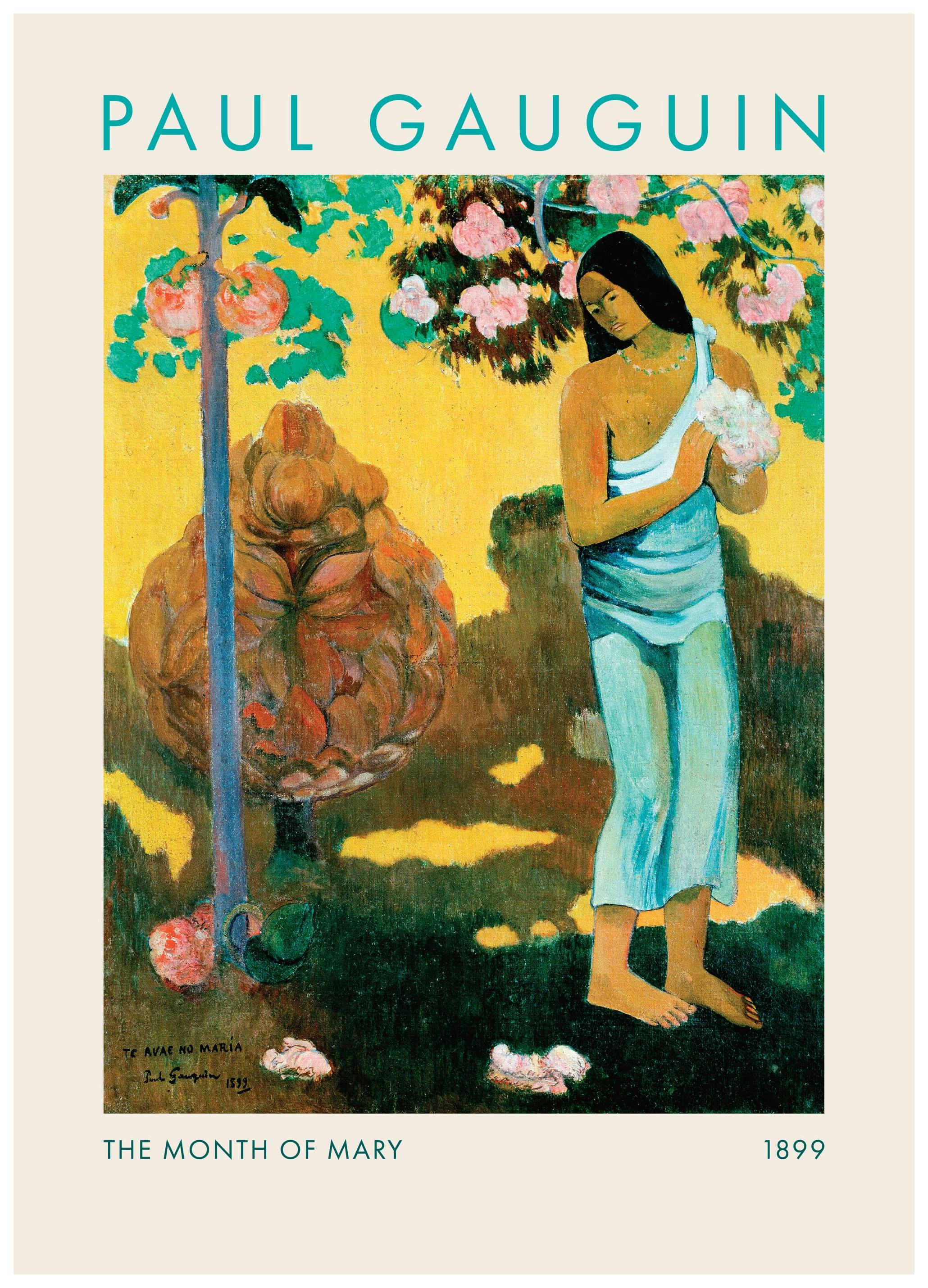 Prints - Paul Gauguin - The Month of Mary Print (30x40 cm) - Paul Gauguin