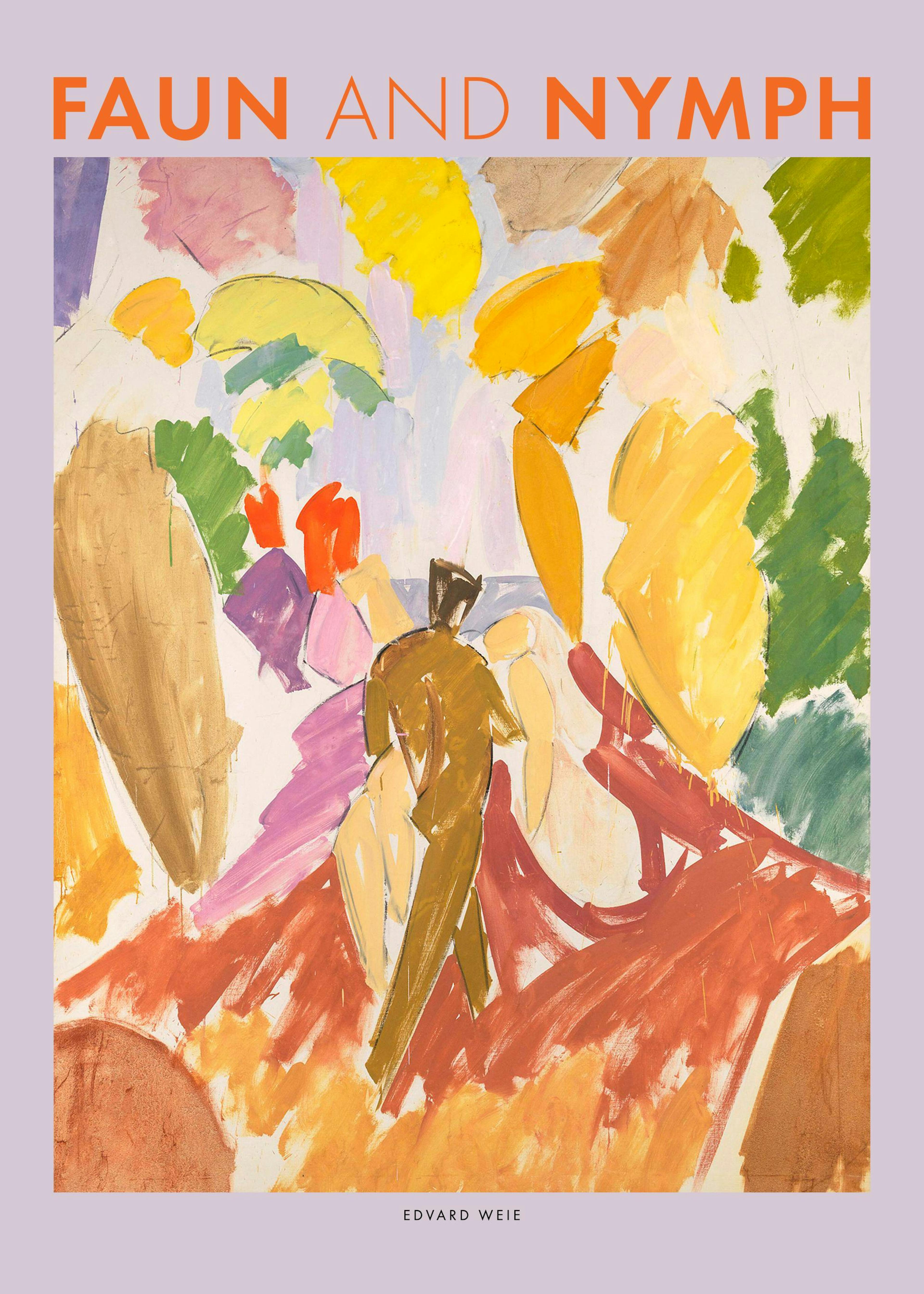 Edvard Weie - Faun and Nymph Plakat 0