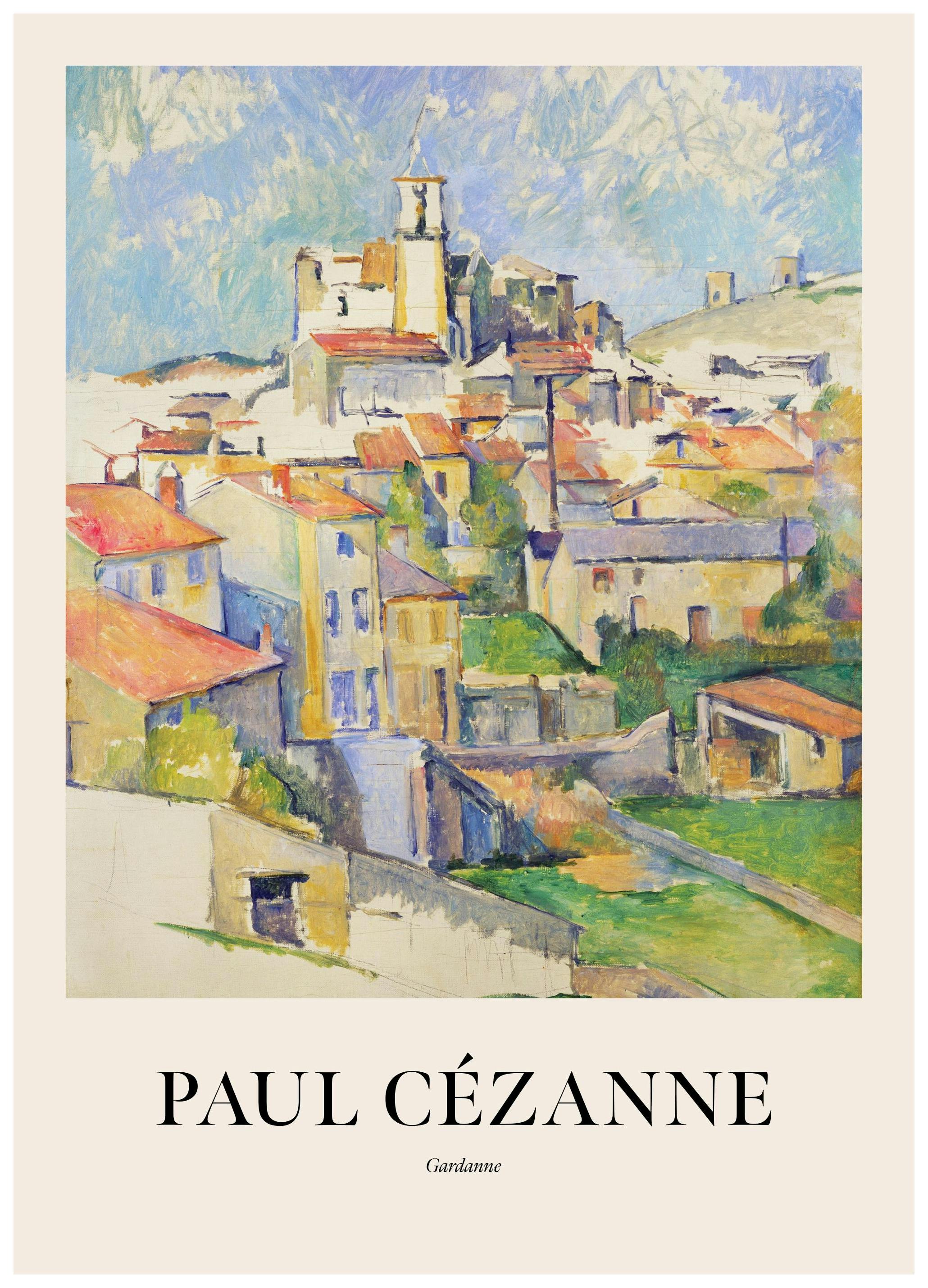 Paul Cézanne - Gardanne Plakat (50x70 cm)