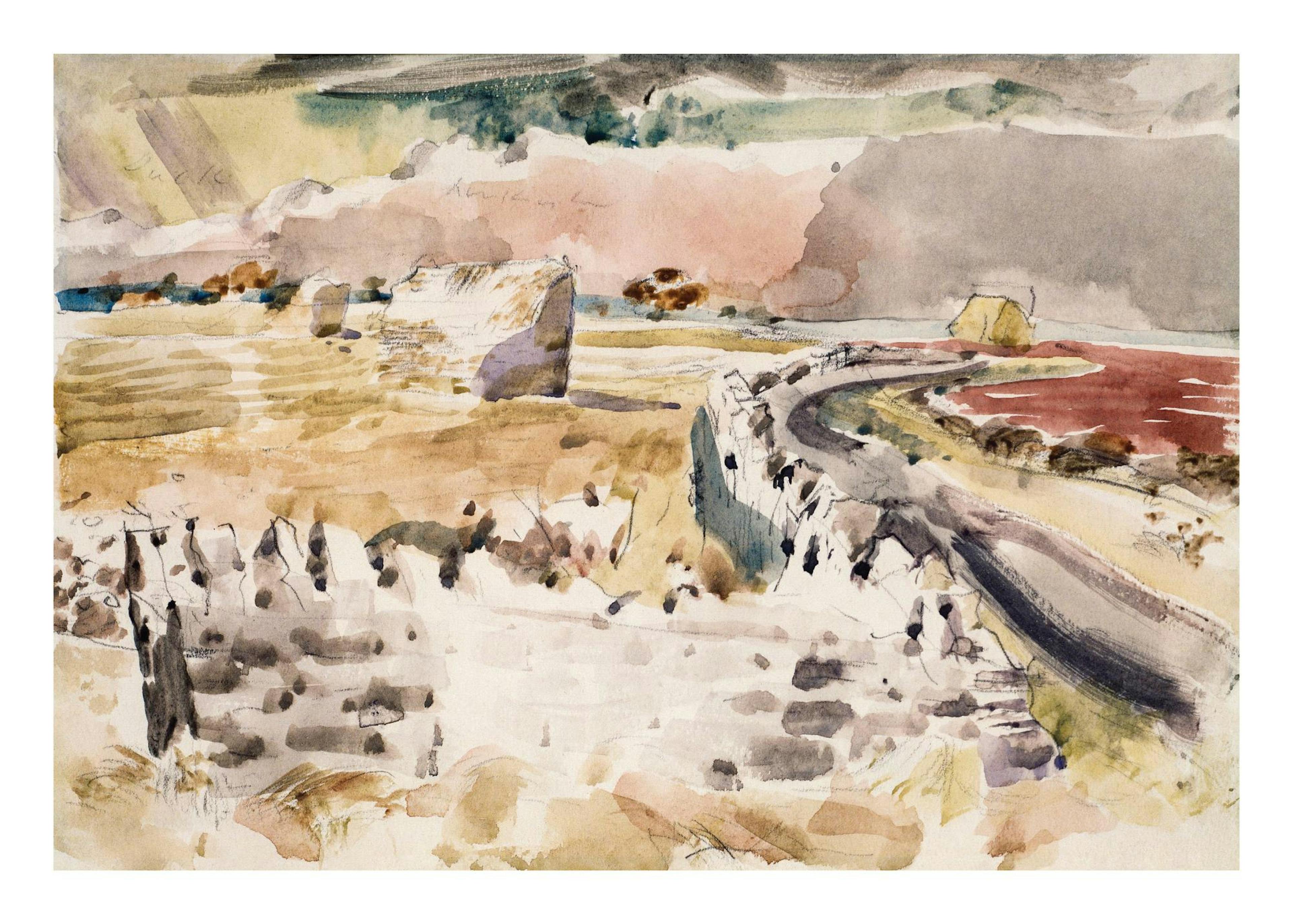 Paul Nash - Oxfordshire Landscape Print 0