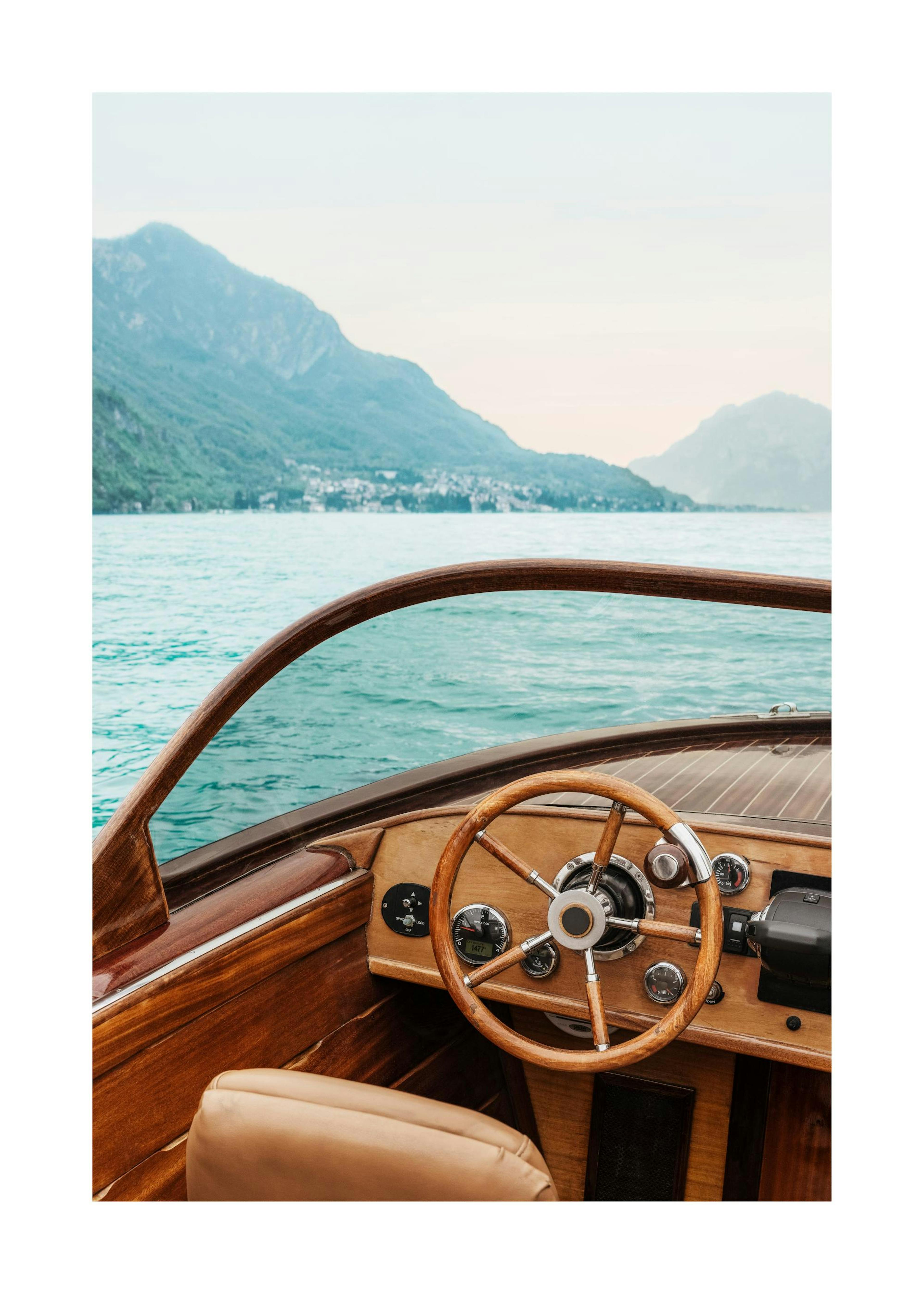Boat on Lake Como No1 Print 0