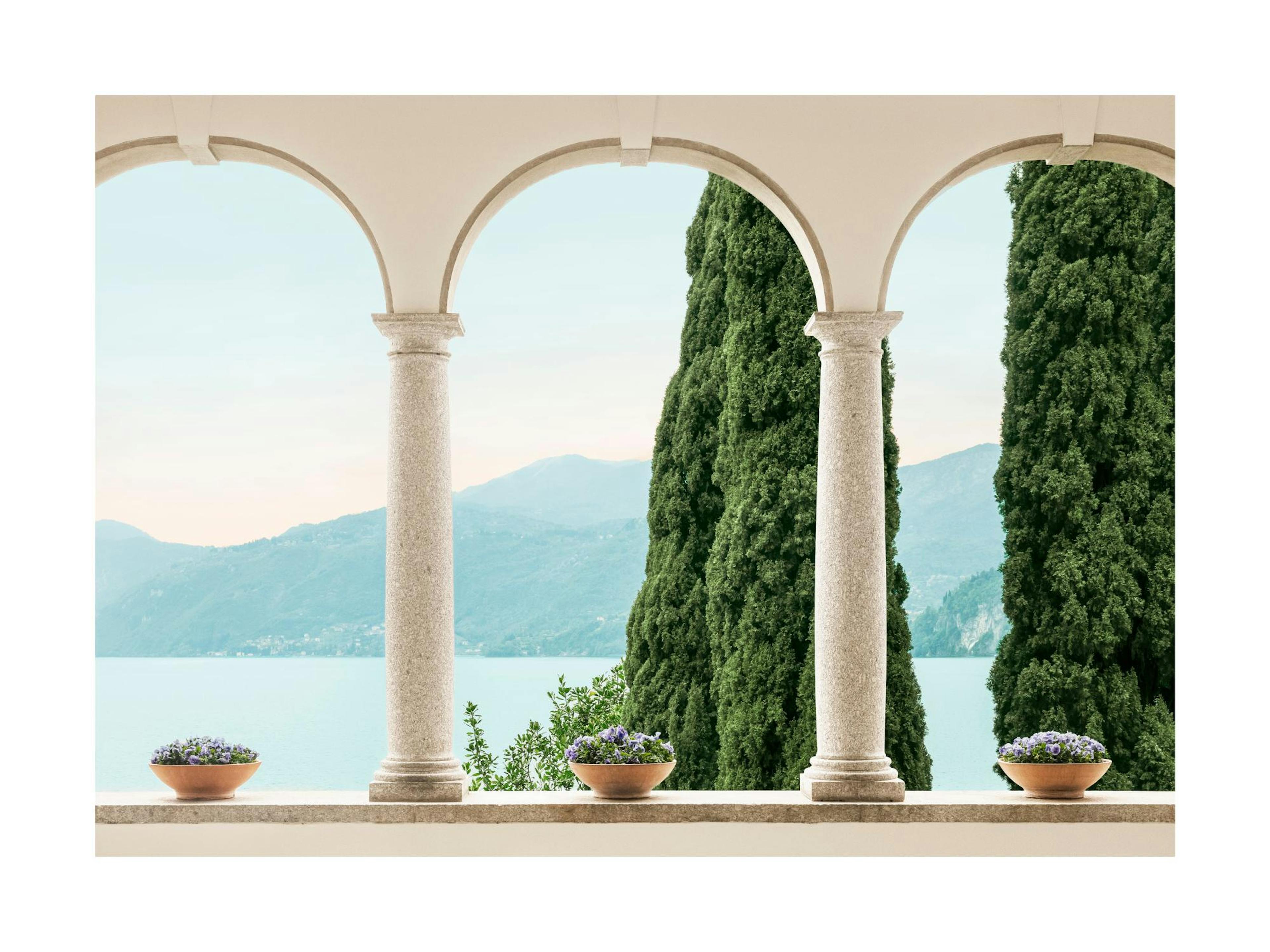 View Through Arches Poster