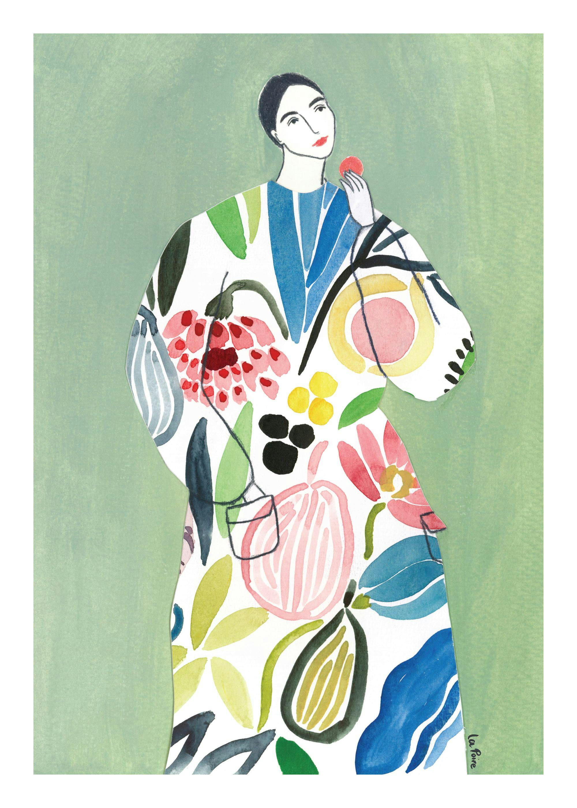 La Poire - Pear Coat Print 0