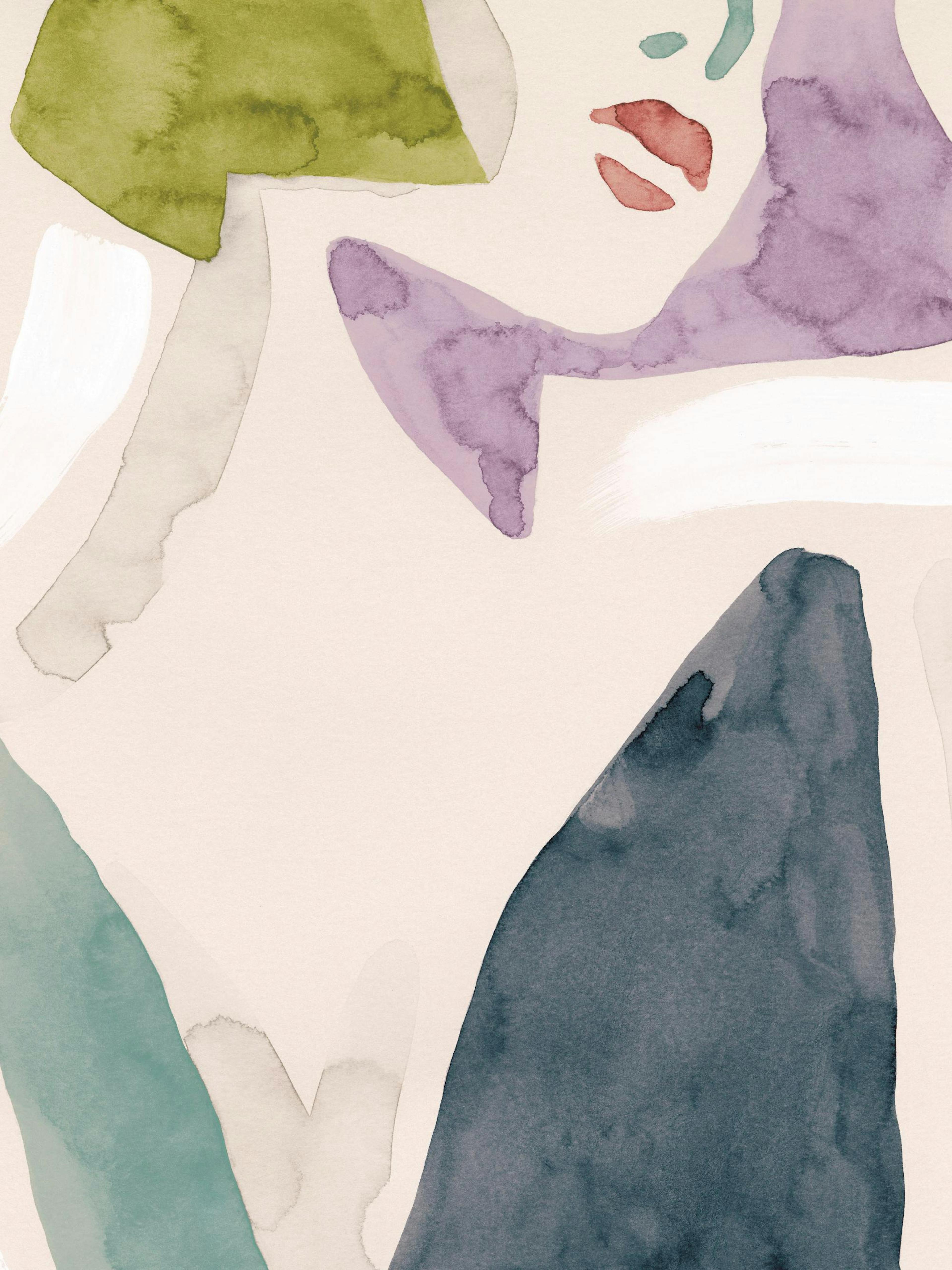 Lady in Aquarelle No2 Print