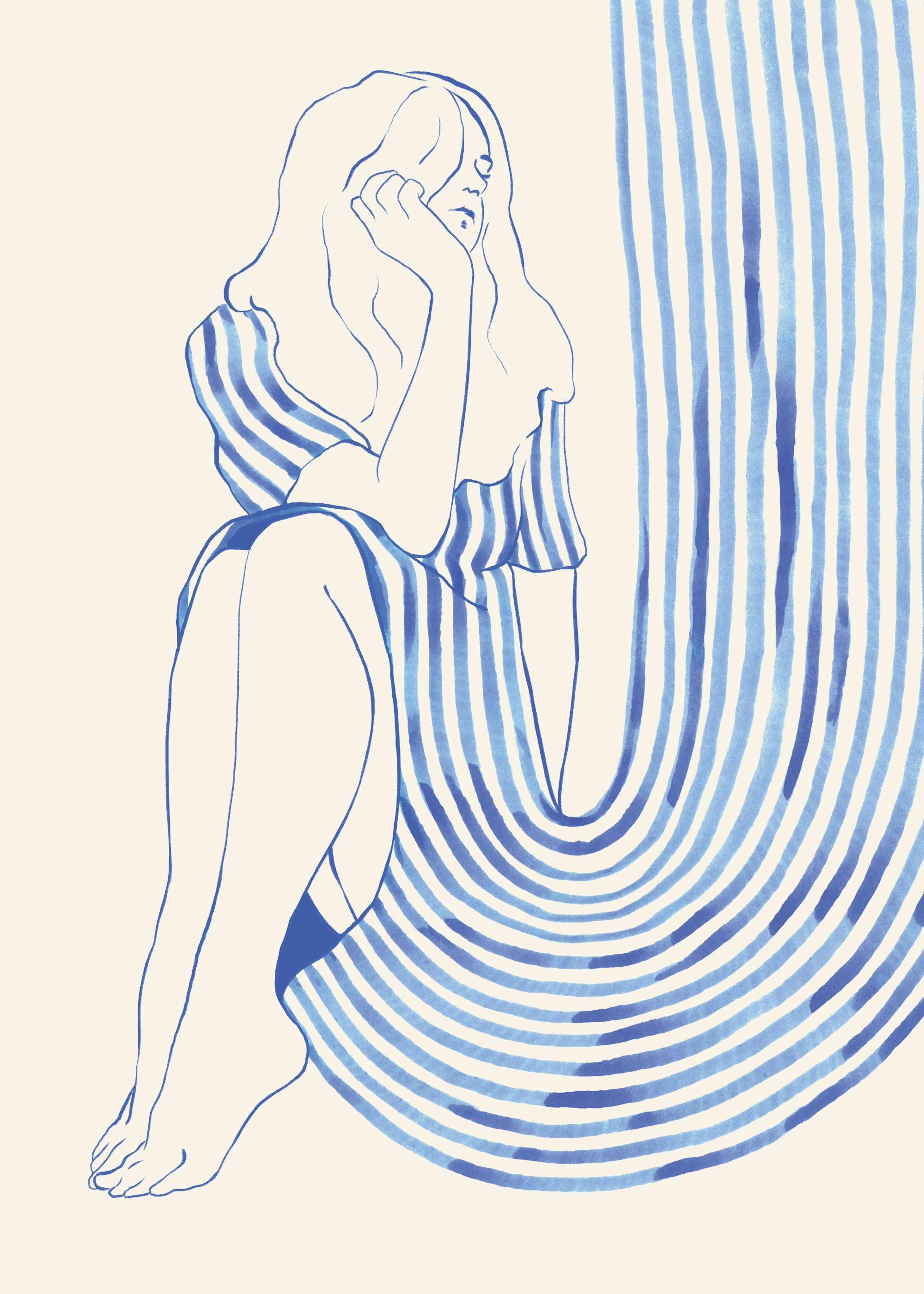 The Blue Dress Poster 0