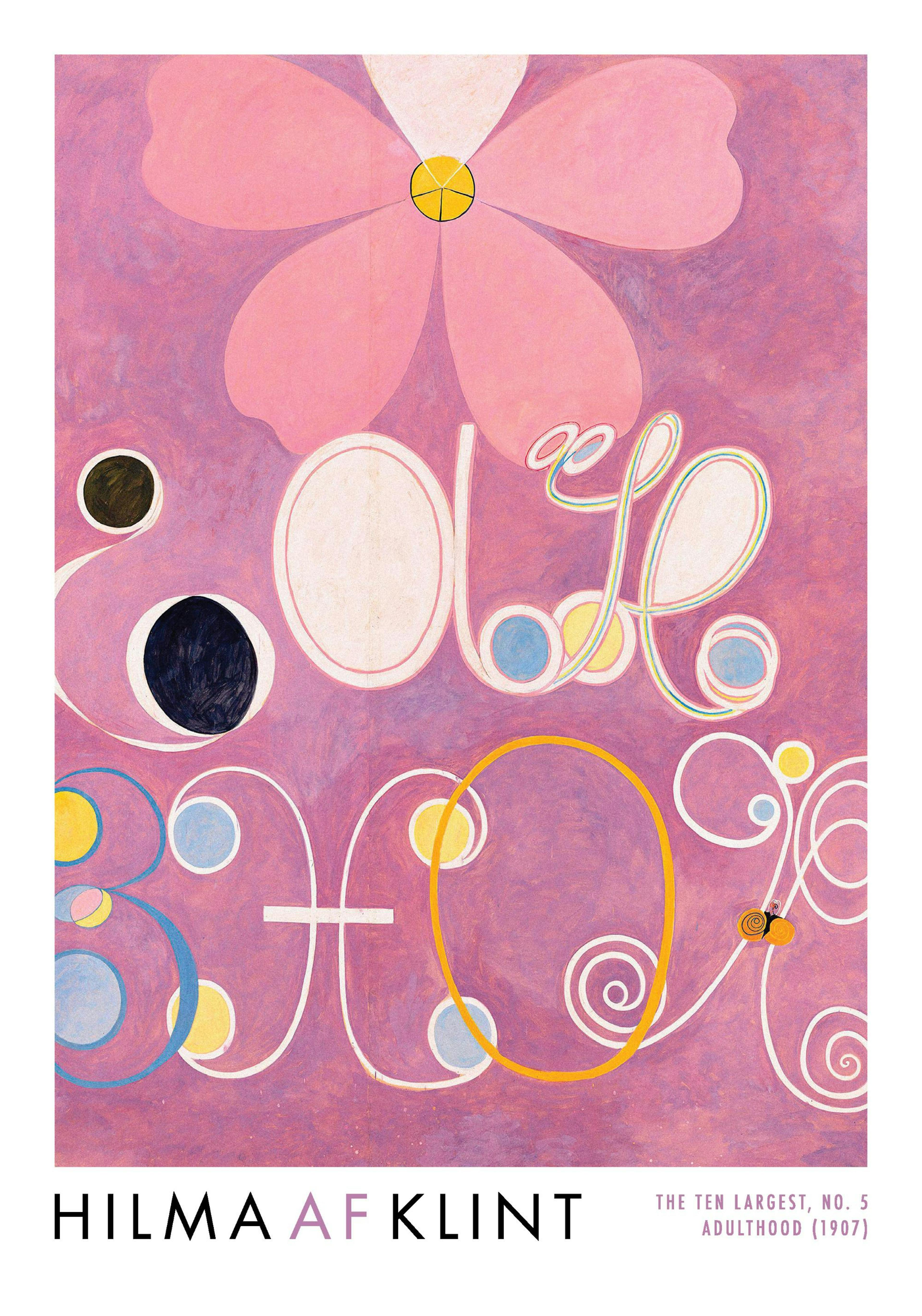 Poster - The Ten Largest No. 5 - Adulthood by Hilma af Klint