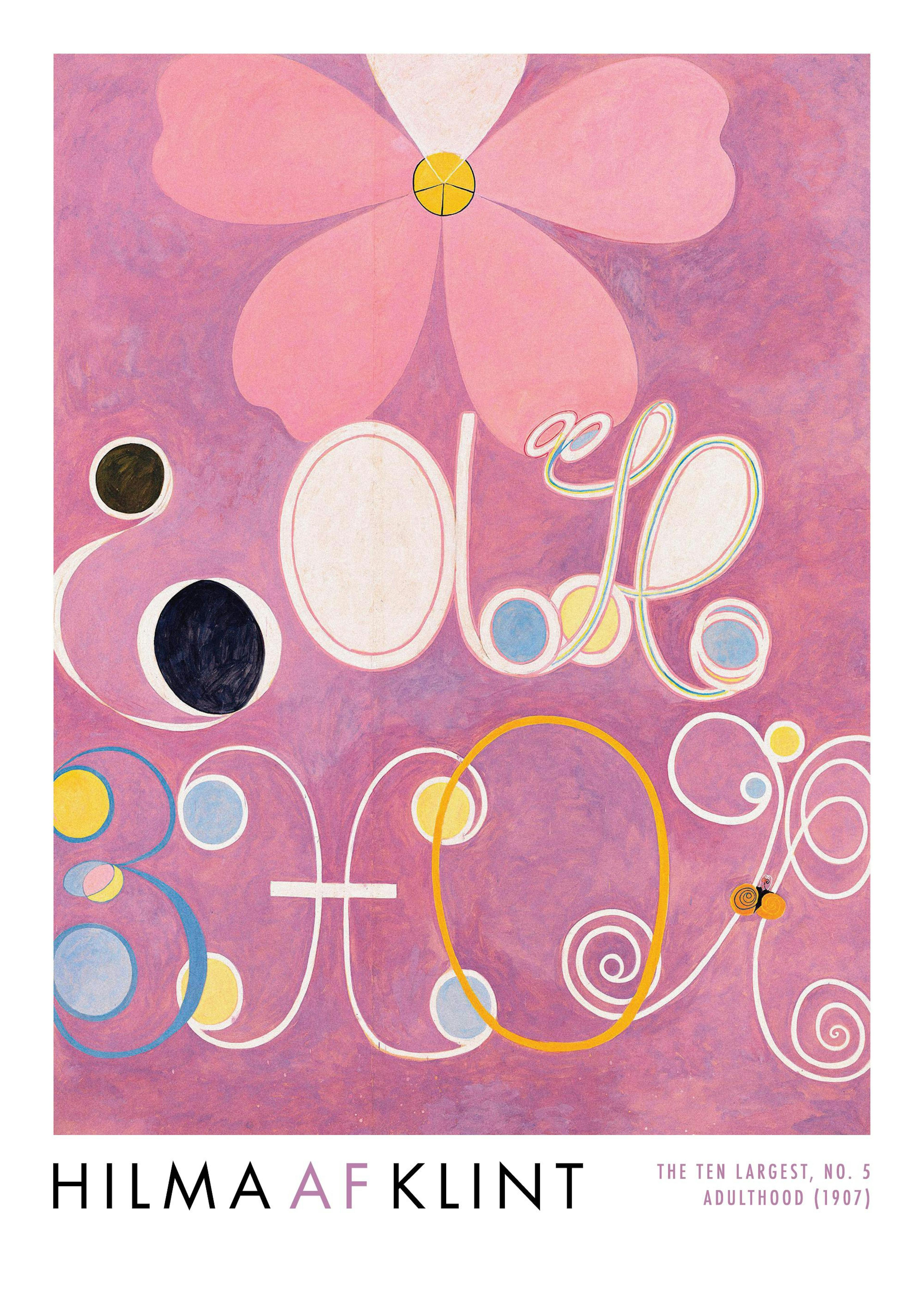 Print - The Ten Largest No. 5 - Adulthood by Hilma af Klint 0