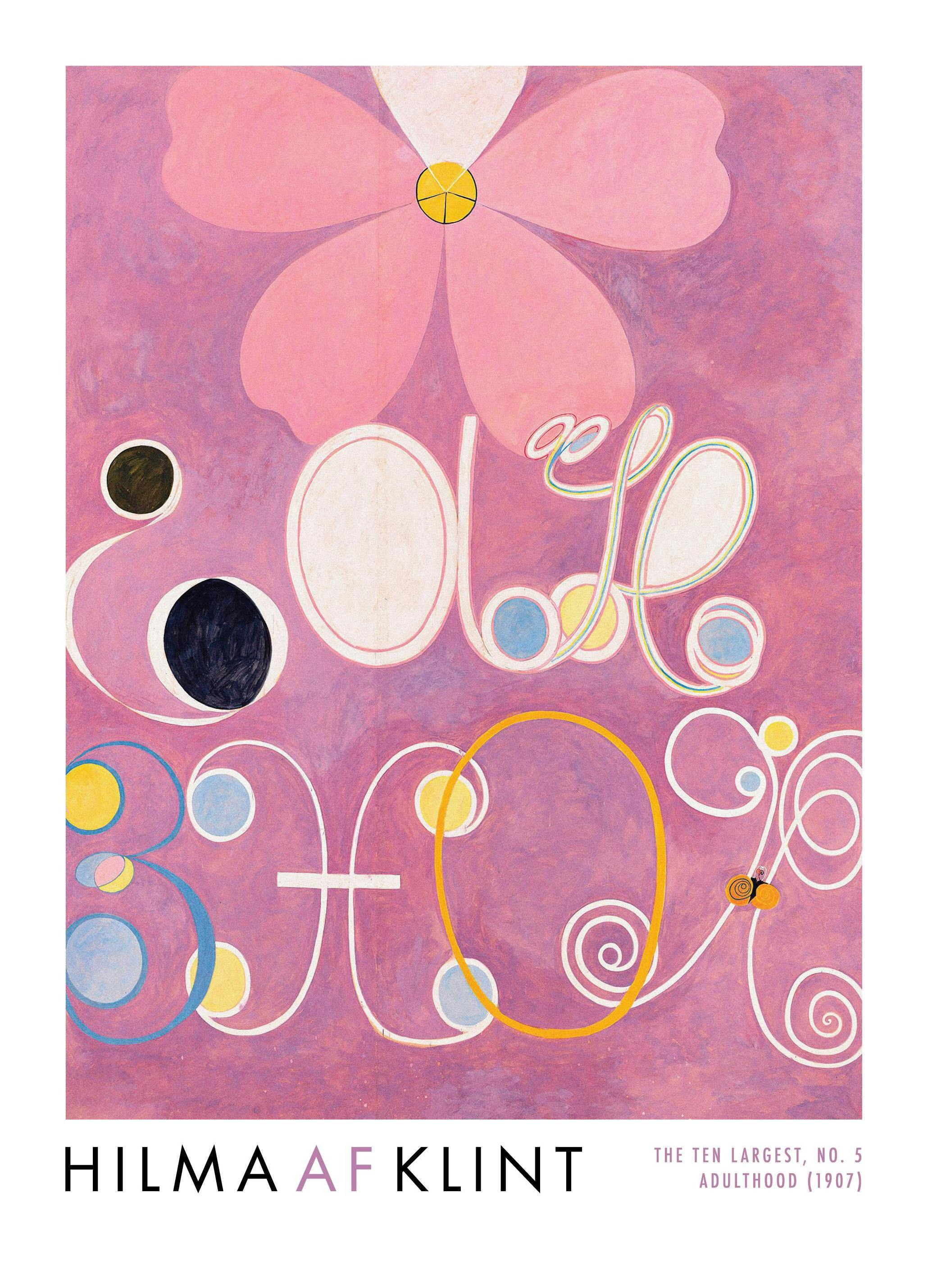 Prints - Print - The Ten Largest No. 5 - Adulthood by Hilma af Klint (50x70 cm) - Hilma af Klint Prints