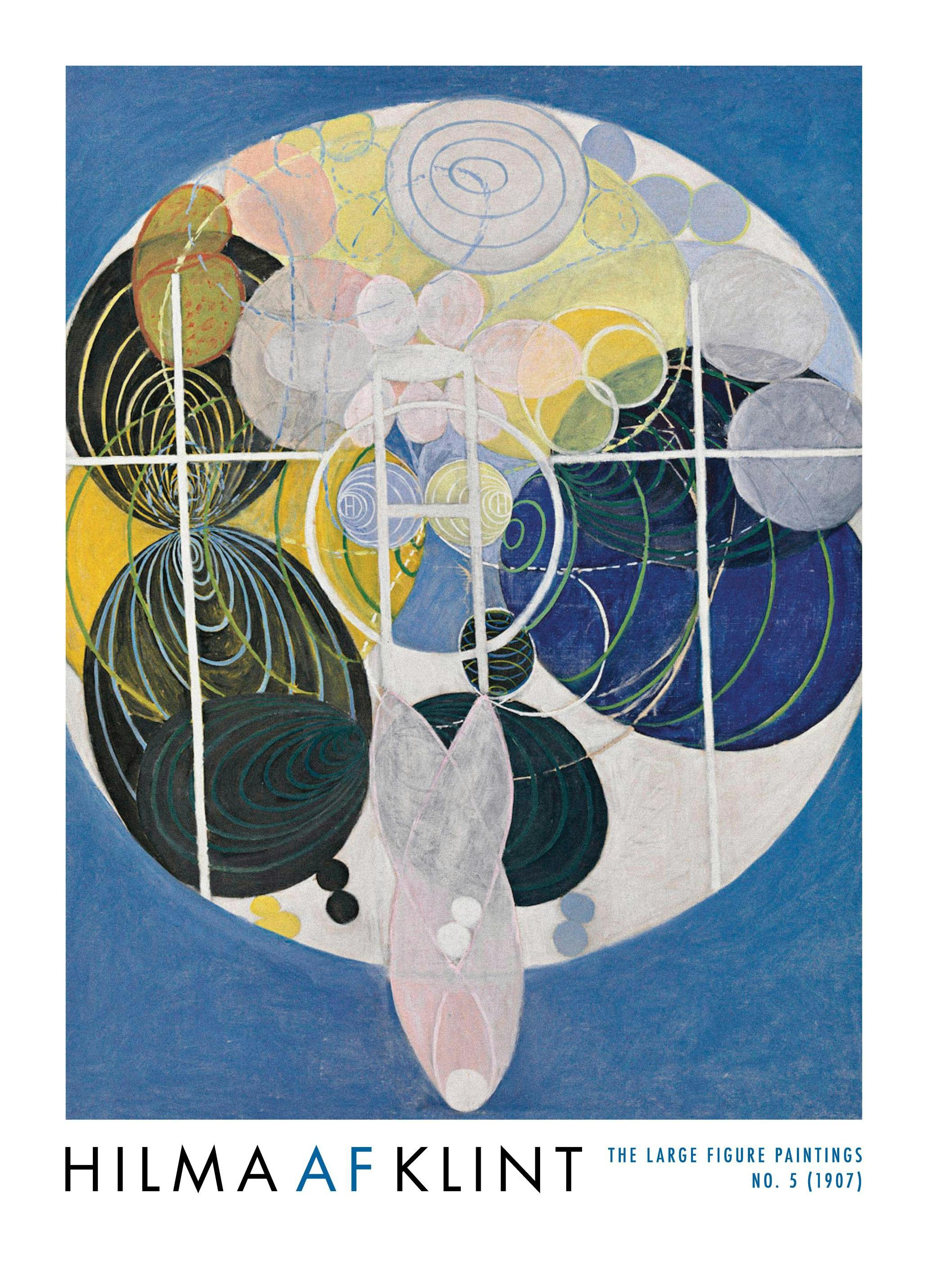 Print - The Large Figure Paitings No. 5 by Hilma af Klint (50x70 cm)- Hilma af Klint Posters