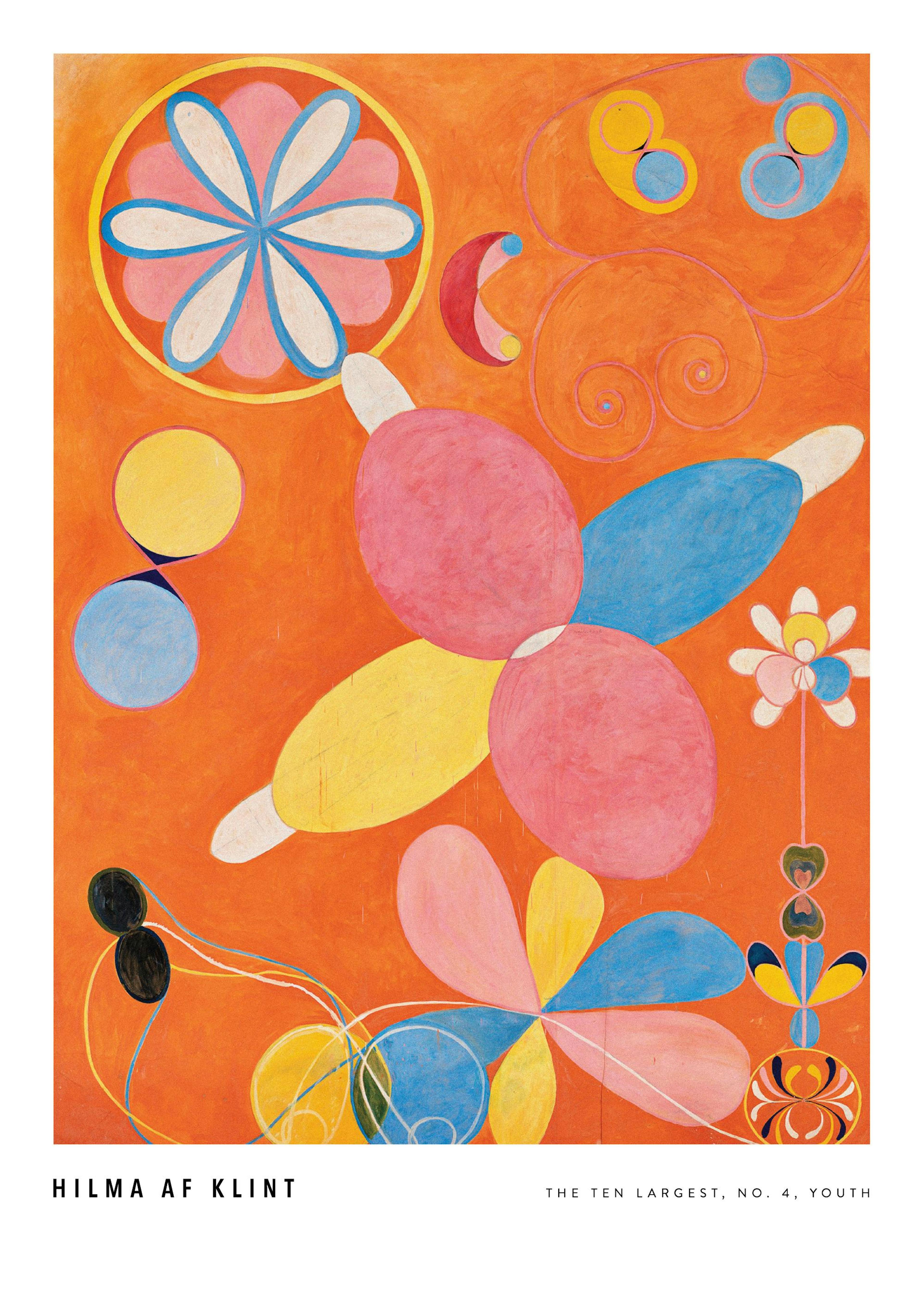 Plakát - The Ten Largest No. 4 - Youth by Hilma af Klint 0