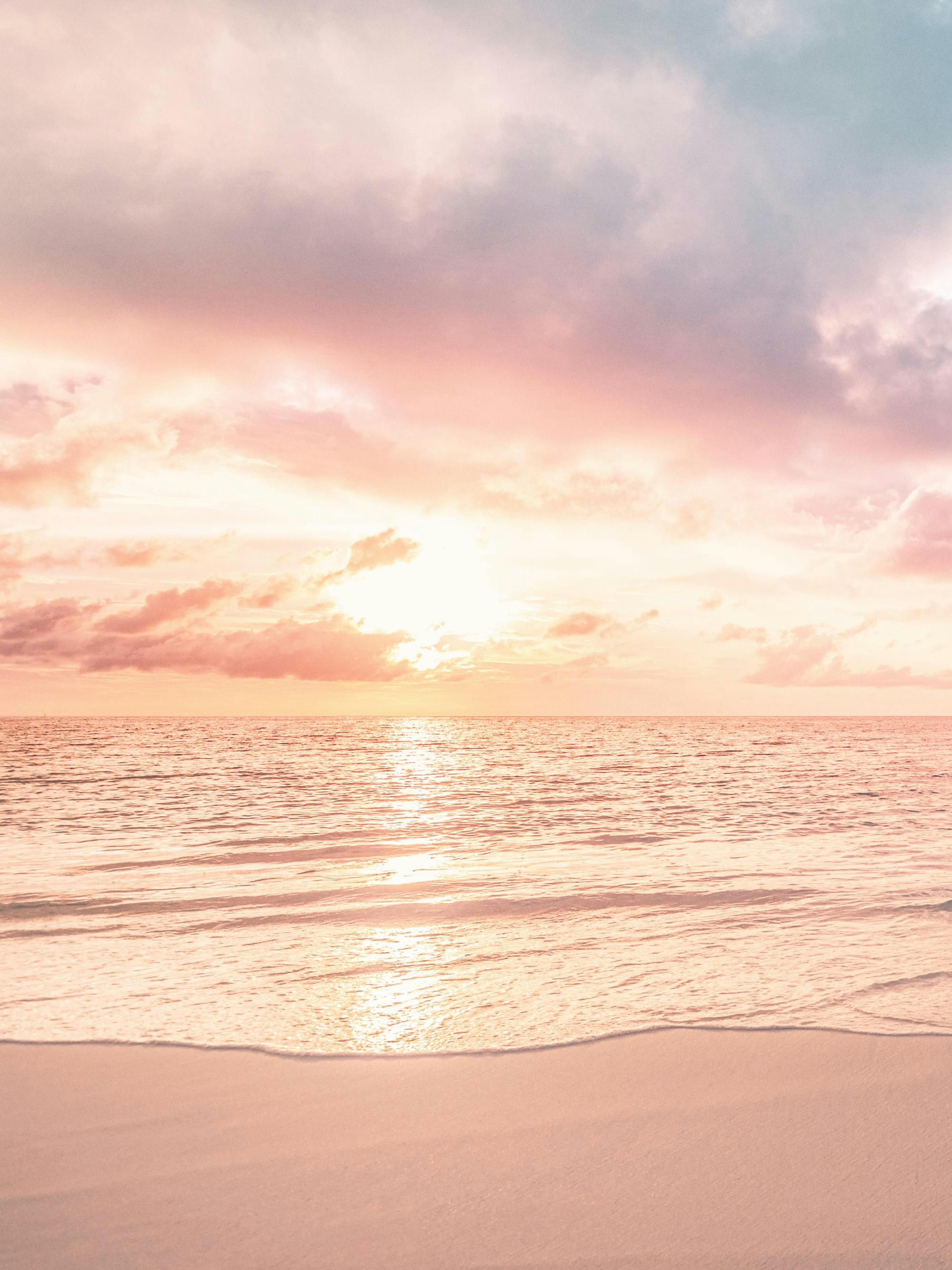 Pastel Sky Beach No1 Poster