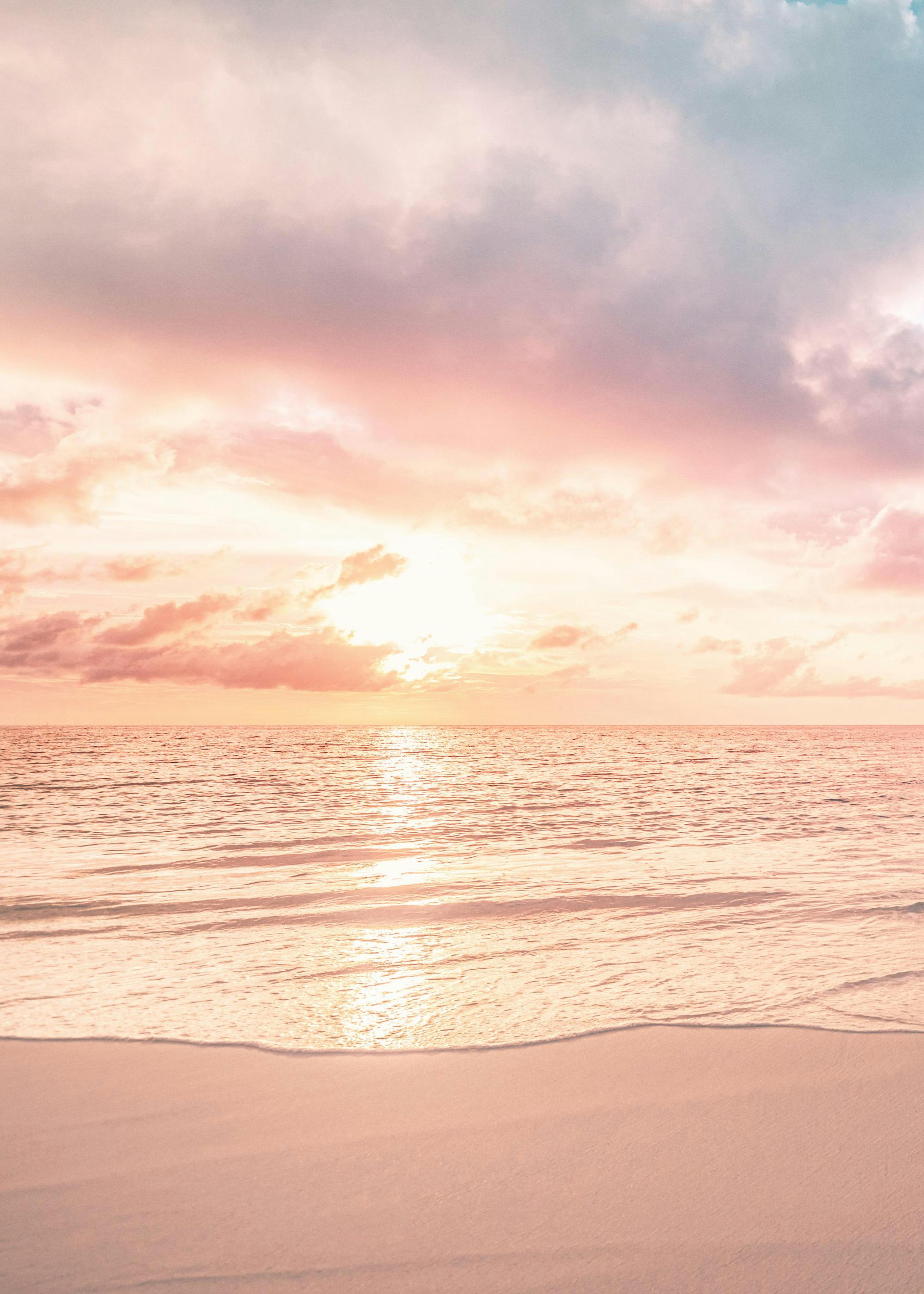 Pastel Sky Beach No1 Print 0