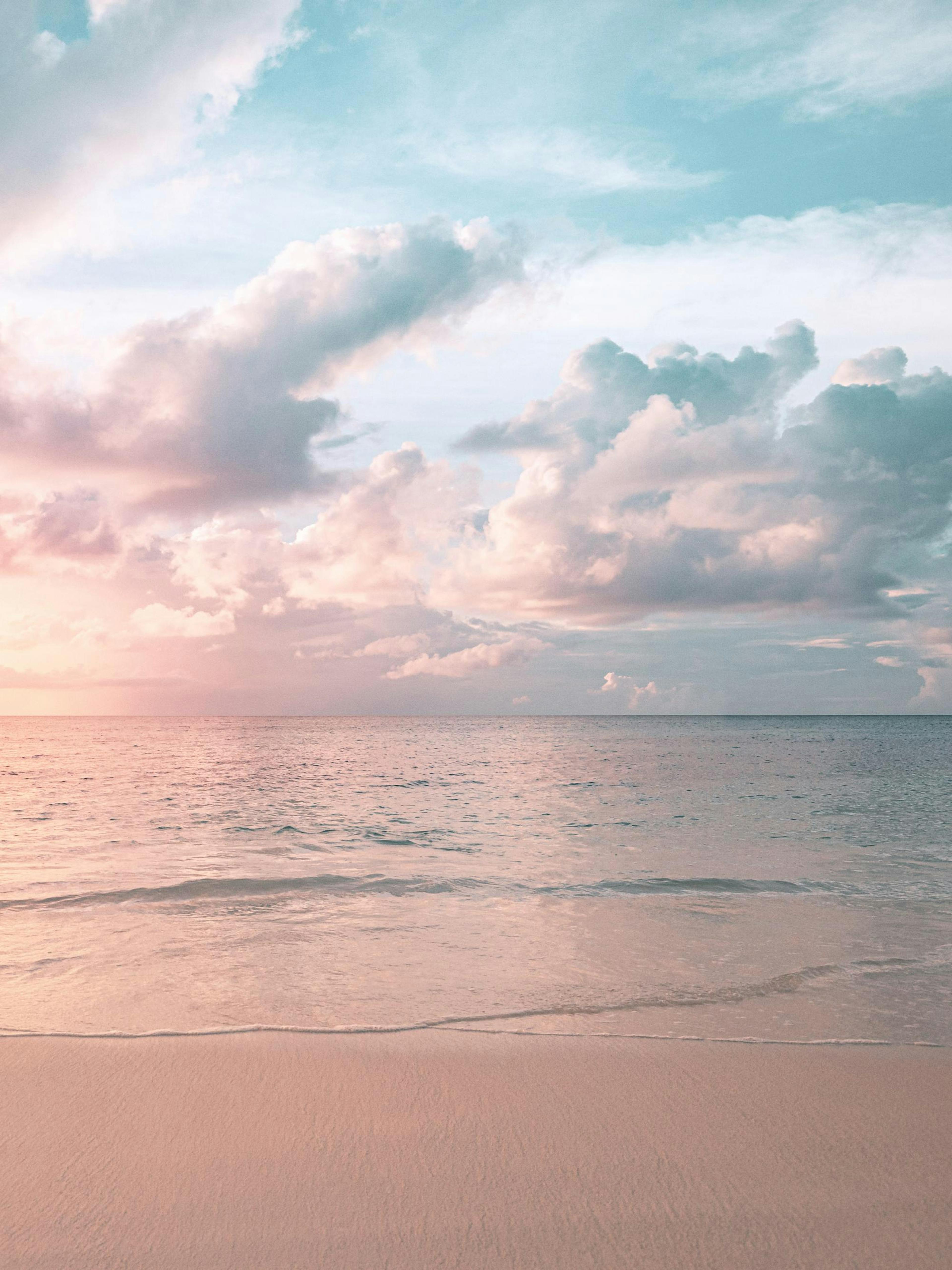 Pastel Sky Beach No2 Print 0