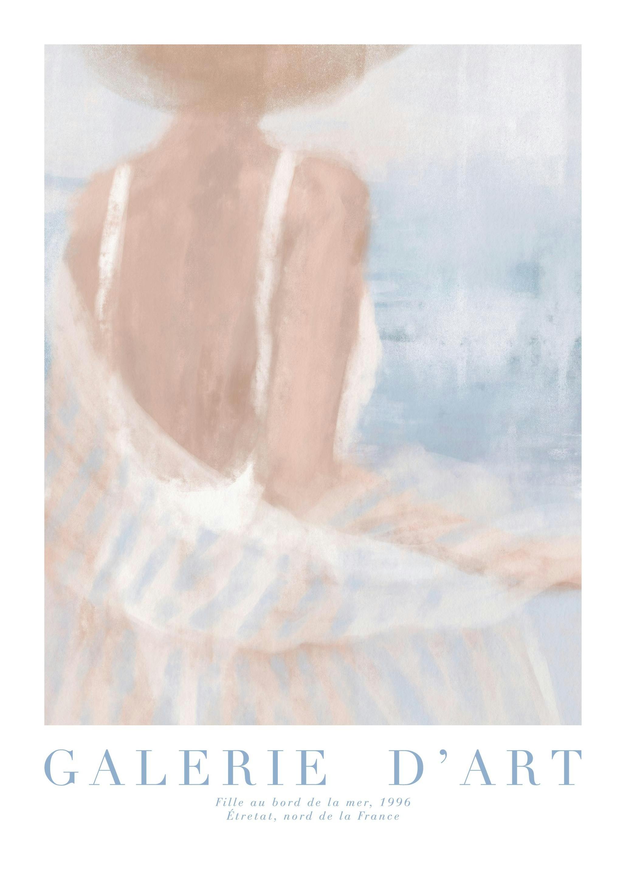 Girl by the Sea Poster (50x70 cm)