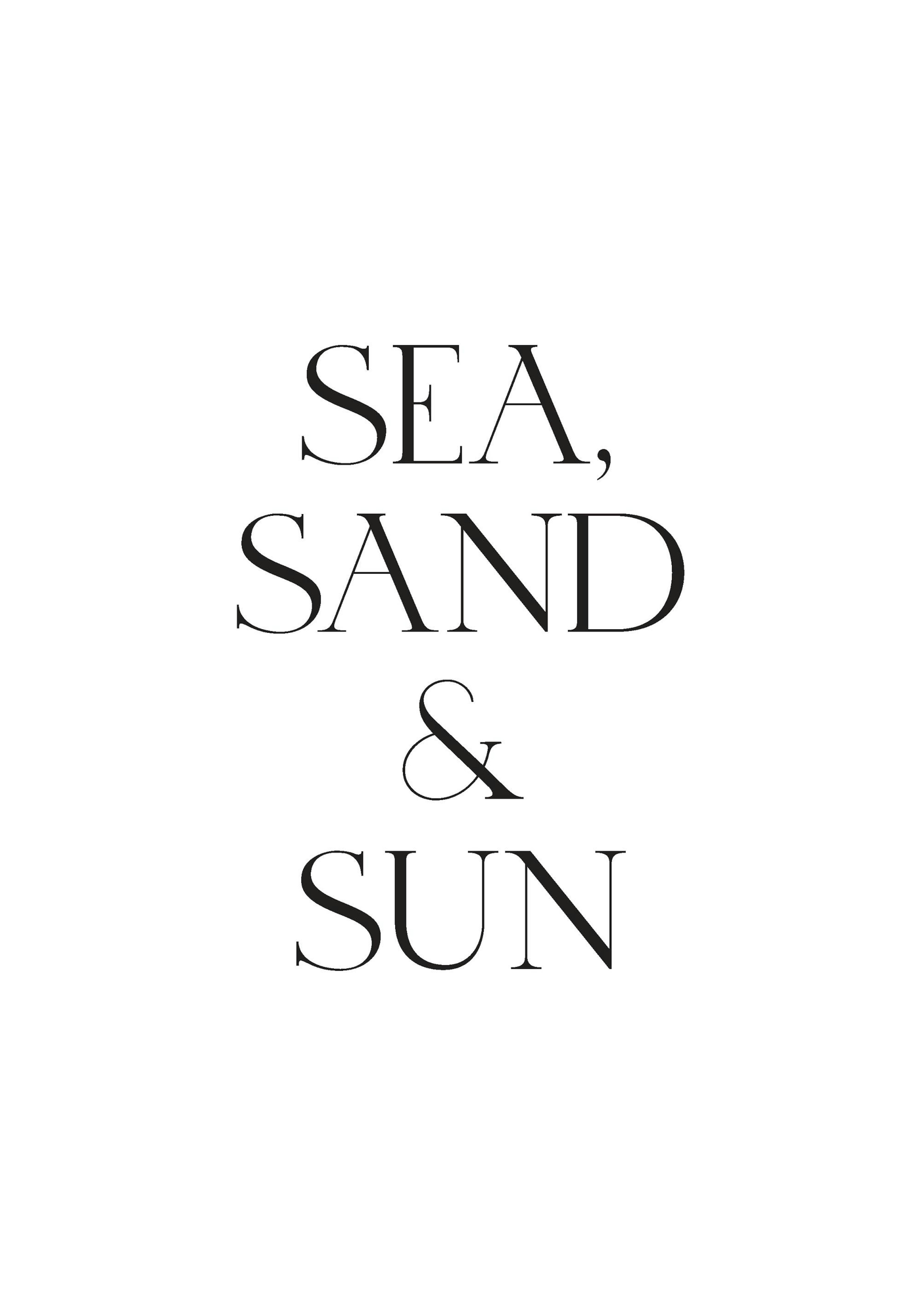 Sea, Sand & Sun Poster